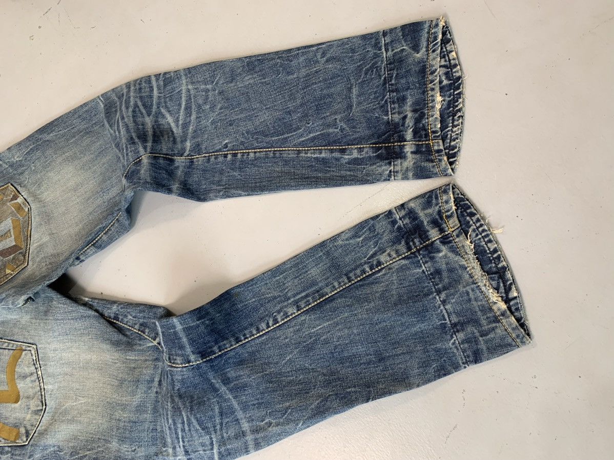 Japanese Brand Vintage Evisu inspired denim Size US 34 / EU 50 - 4 Thumbnail