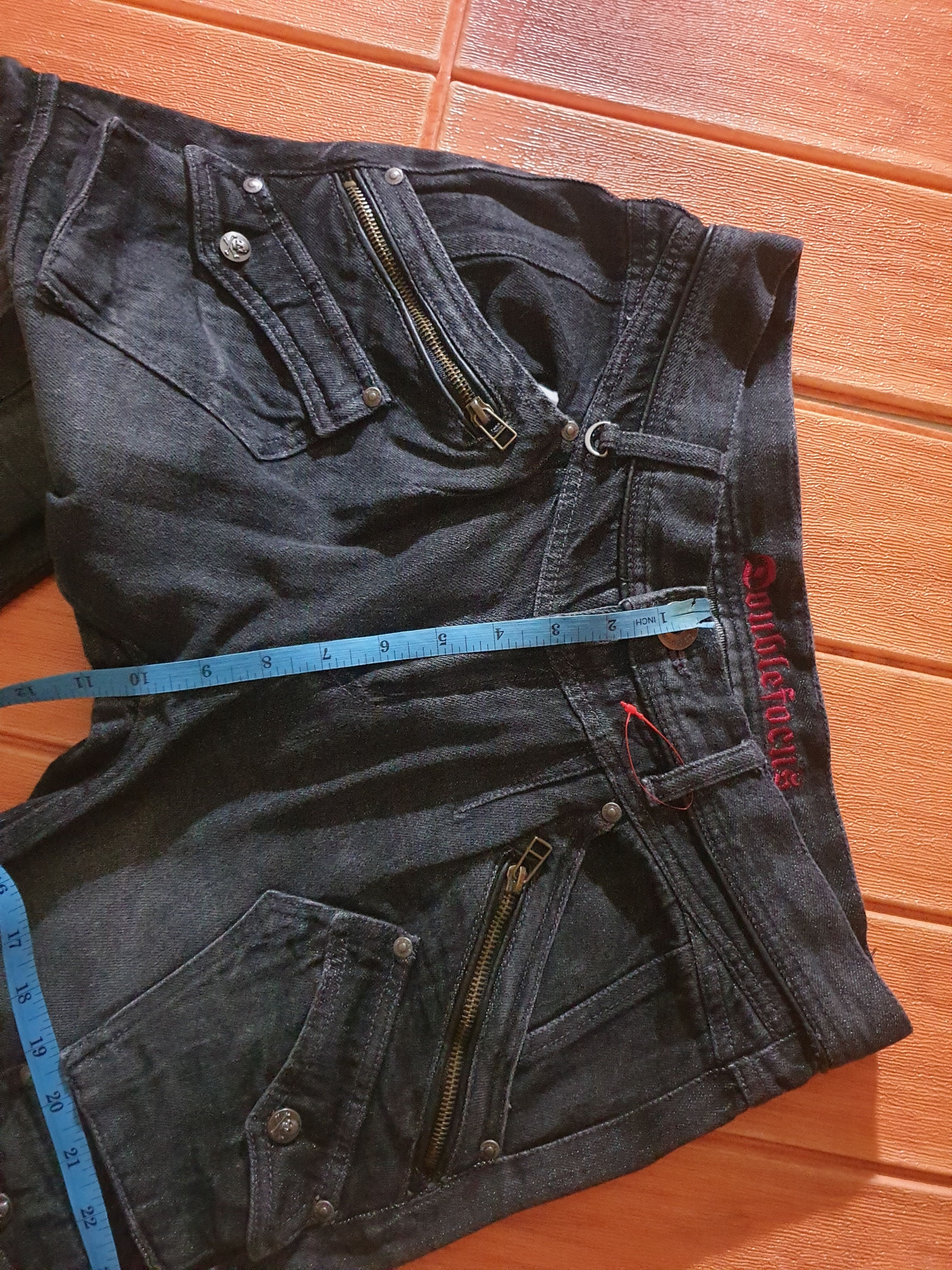 If Six Was Nine 💥Doublefocus multipocket cargo pant Size US 31 - 8 Thumbnail