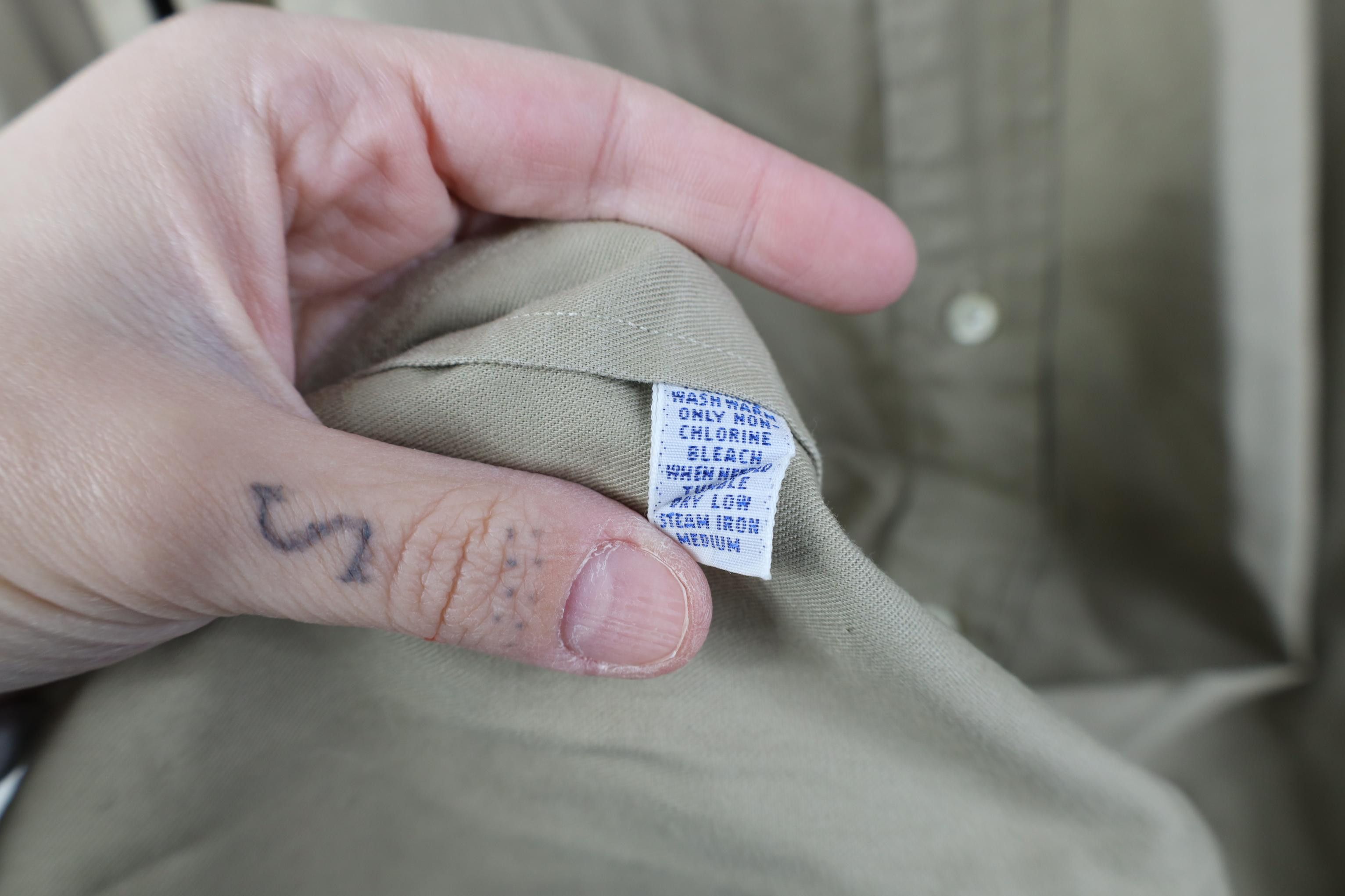 Polo Ralph Lauren Vintage 90s Ralph Lauren Button Down Shirt Beige Cotton Size US XL / EU 56 / 4 - 7 Thumbnail