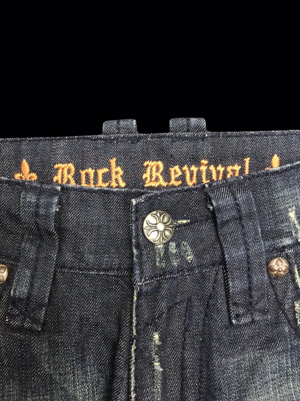 Rock Revival 💥FLARE💥ROCK REVIVAL CRASH STYLE FLARE DENIM F328 Size US 30 / EU 46 - 9 Thumbnail