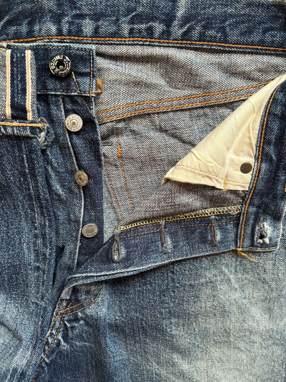 Denime Vintage Denime Selvedge Mud Wash Loose Baggy Jeans Size US 31 - 4 Thumbnail