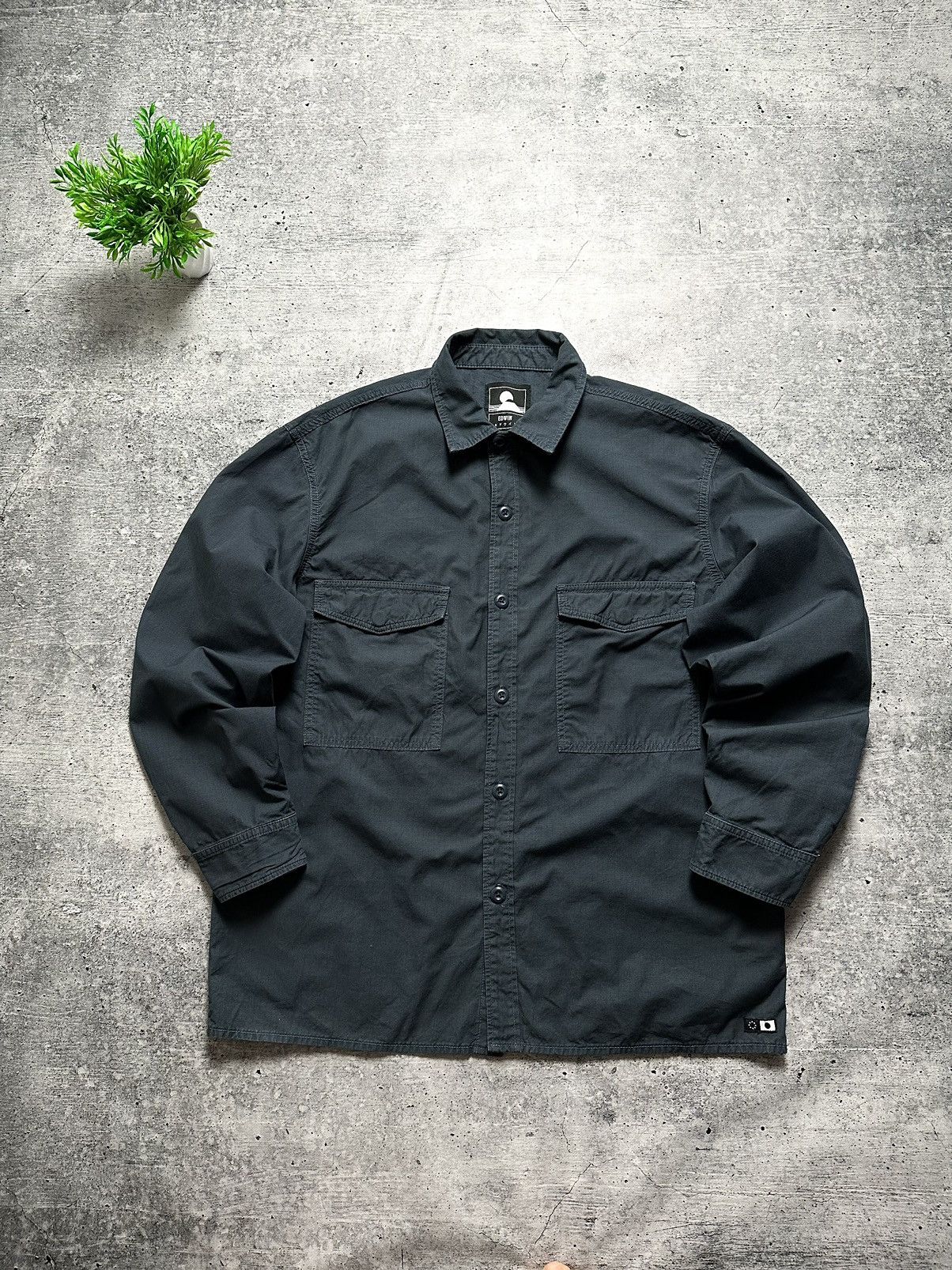 Edwin Edwin Y2K Trucker Big Shirt LS Jacket Japanese Hype Size US XL / EU 56 / 4 - 1 Thumbnail