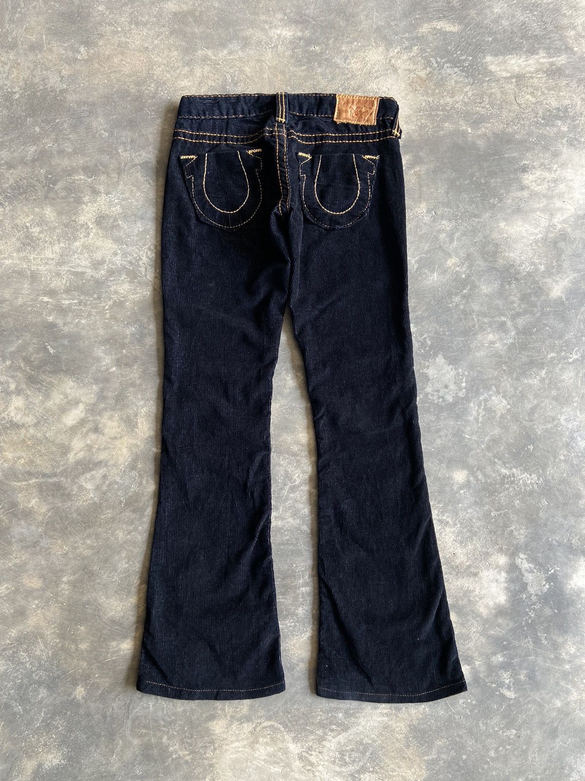 True Religion Vintage flare corduroy pant, made in USA