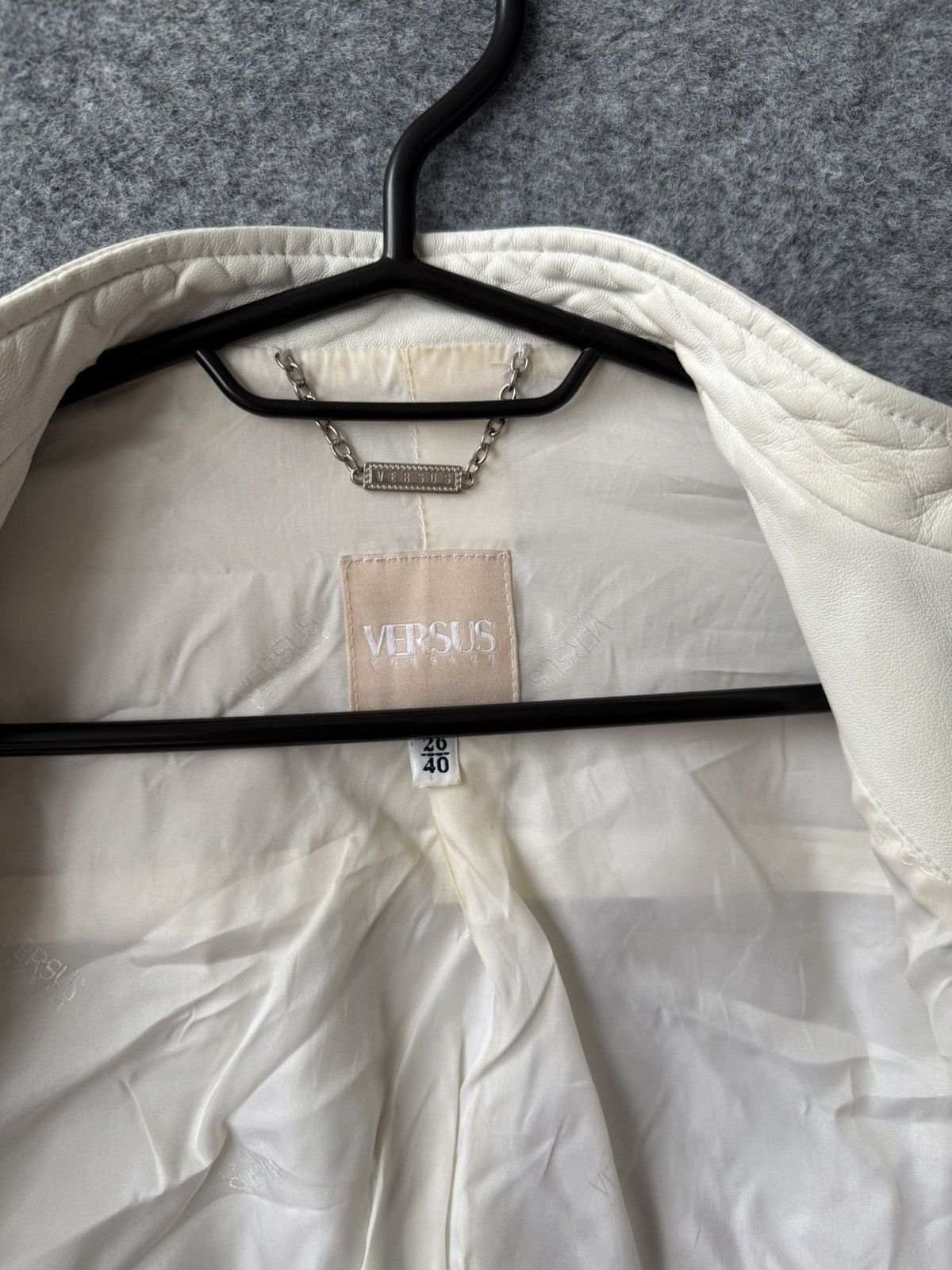 Versus Versace Vintage Versus Versace women’s leather jacket size 20/40(s) Size S / US 4 / IT 40 - 18 Thumbnail