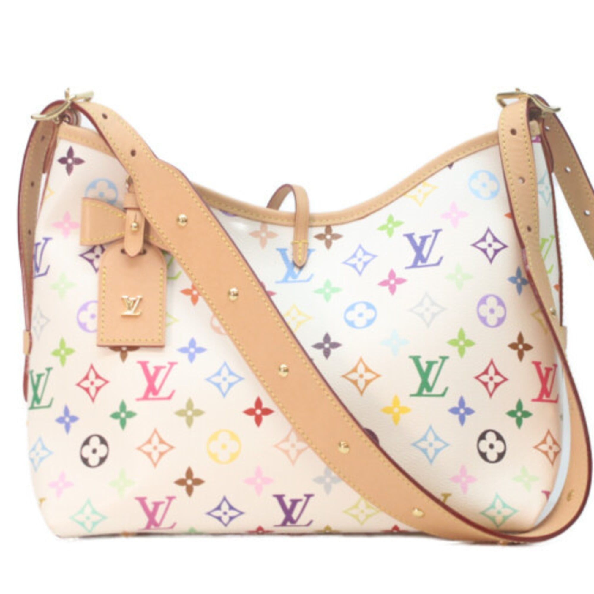 Louis Vuitton LOUIS VUITTON x TM Takashi Murakami M13661 Carryall PM Shoulder Bag Monogram Multicolor Gold Hardware Women's Size ONE SIZE - 1 Thumbnail