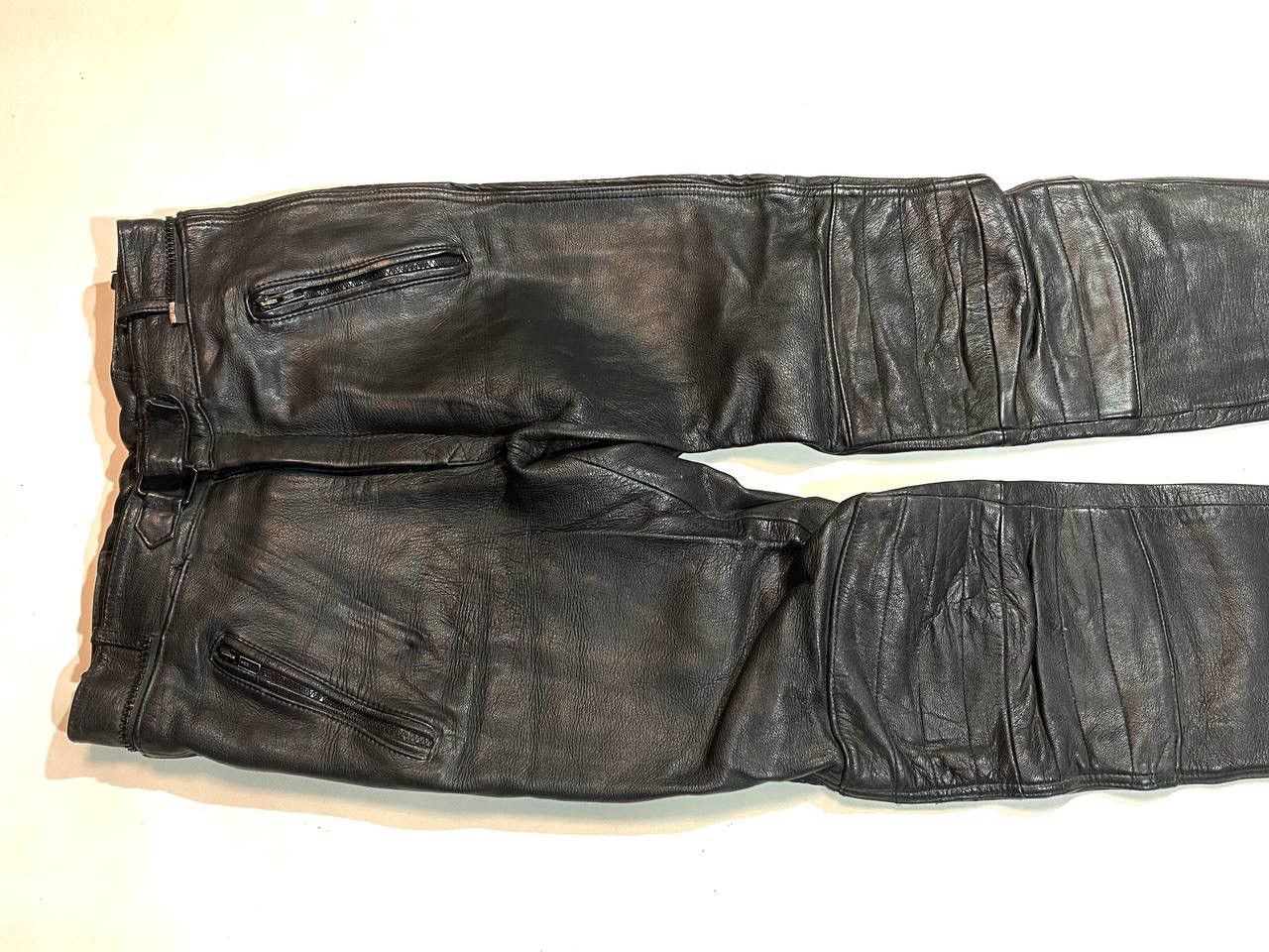 Leather Vintage Rare Racing Moto Leather Pants Size US 30 / EU 46 - 9 Thumbnail
