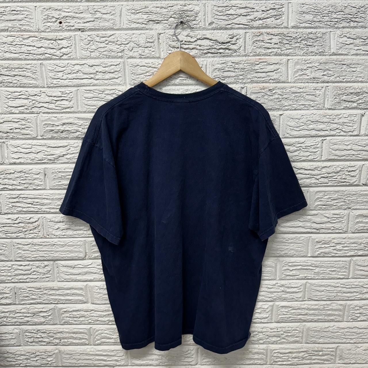 Nike × Vintage Y2K Vintage Nike Tee Shirt Navy Blue XL Size US XL / EU 56 / 4 - 3 Thumbnail