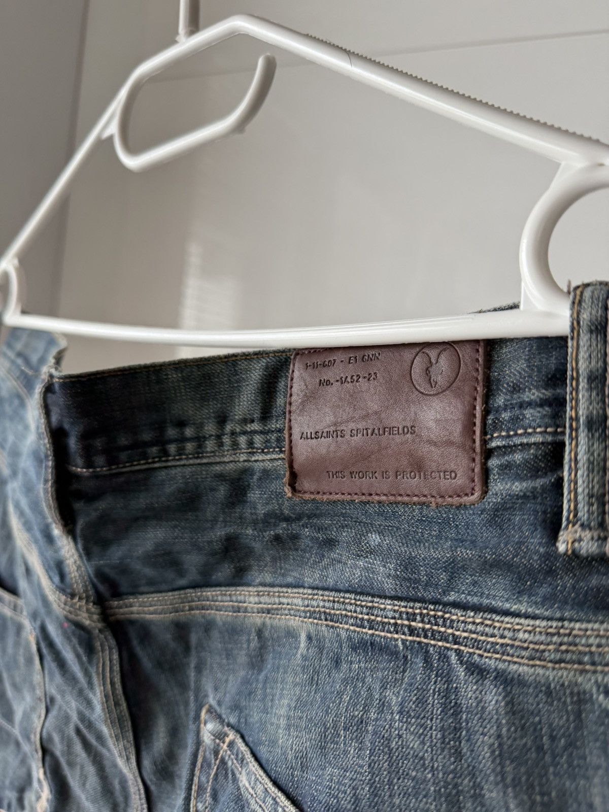 Allsaints Allsaints Spitalfields Japan Denim Opium Swag Y2K Shorts Size US 31 - 6 Thumbnail