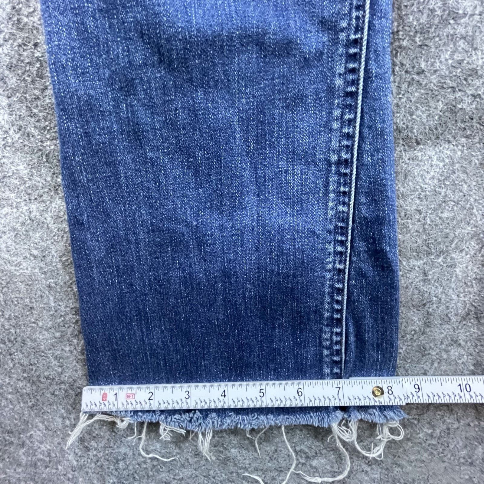 Citizens Of Humanity Citizens of Humanity Jeans Womens 27 BootCut Blue Ripped Raw Size 27" / US 4 / IT 40 - 7 Thumbnail