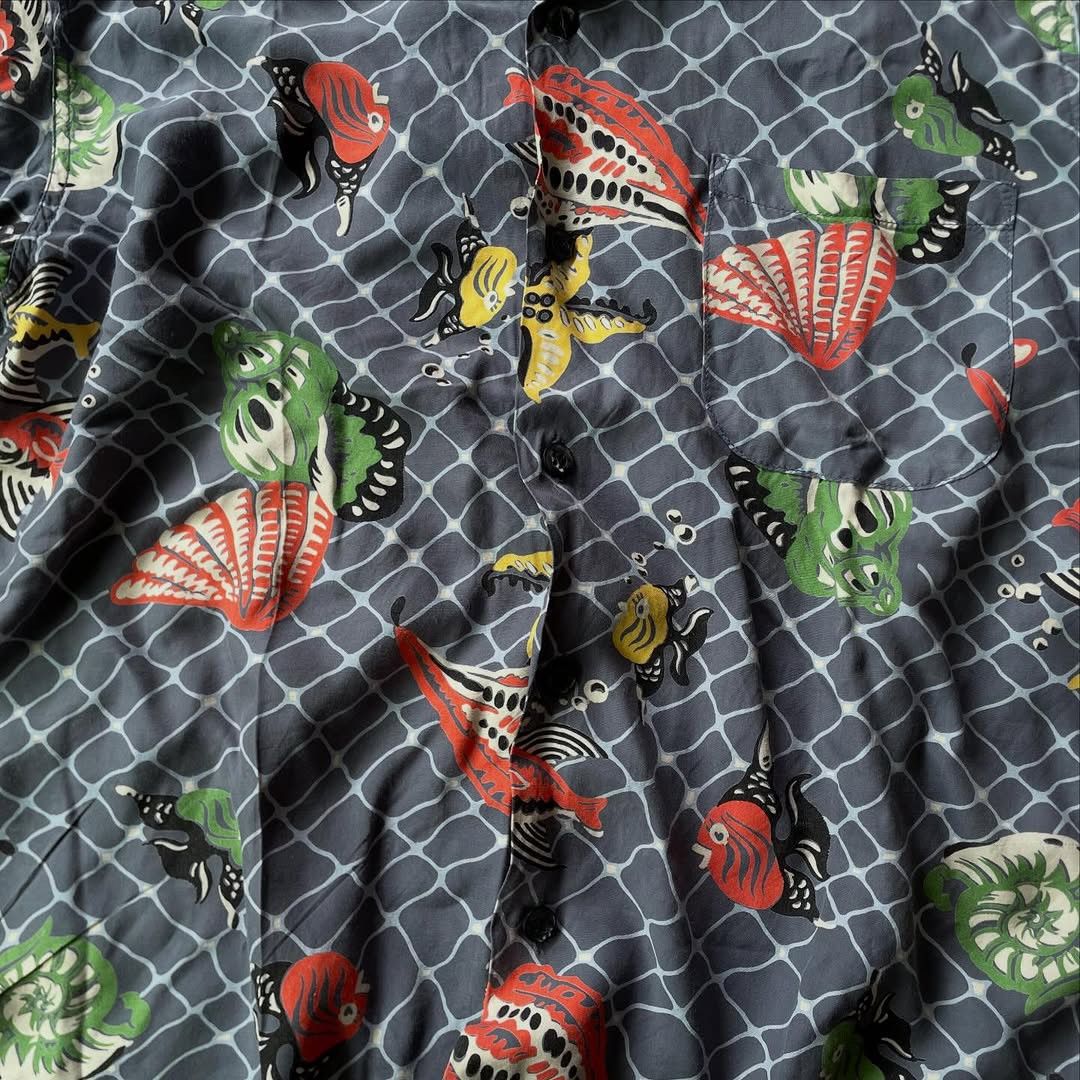 Sun Surf Sun Surf Wind and Sea Hawaiian Aloha Shirt Size US M / EU 48-50 / 2 - 4 Thumbnail
