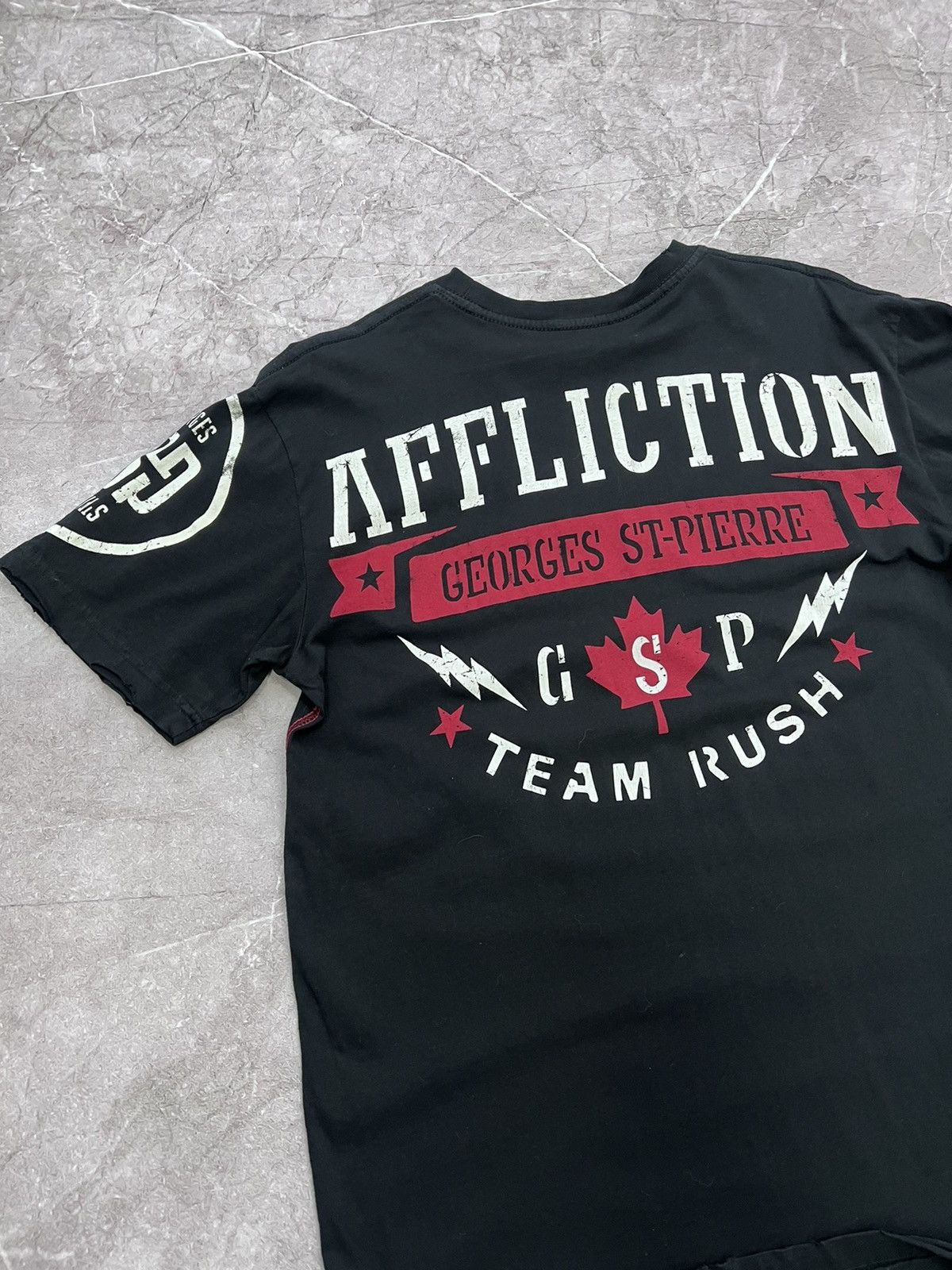 Affliction × Japanese Brand SALE💣💣 Y2K Affliction Style All Over Print T Shirt Tee Size US M / EU 48-50 / 2 - 11 Thumbnail