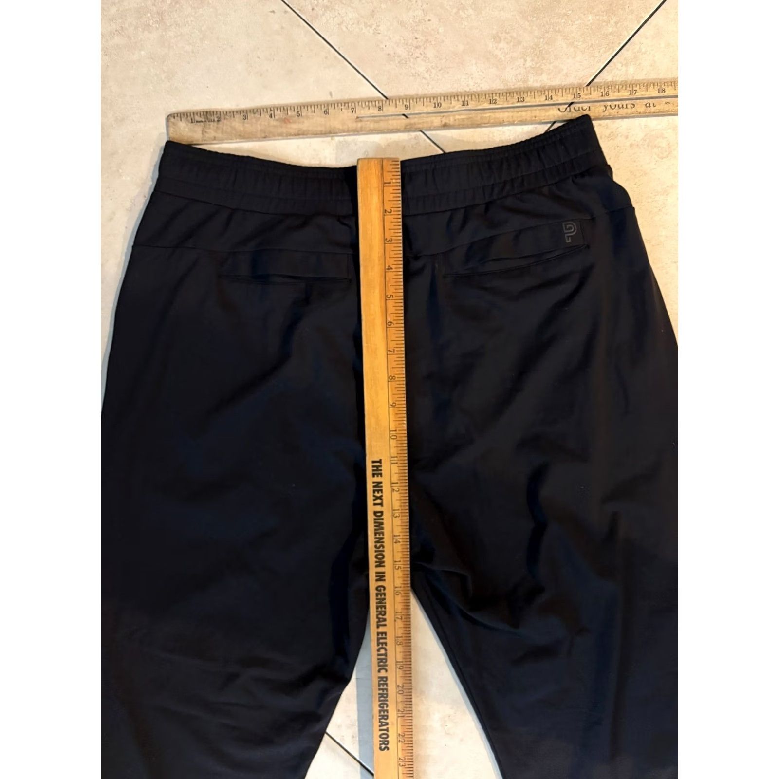 Vintage Public Rec Black Chino Pants Mens 36x30 Straight Leg Casual 5 Pocket Zip Fly Size US 36 / EU 52 - 6 Thumbnail