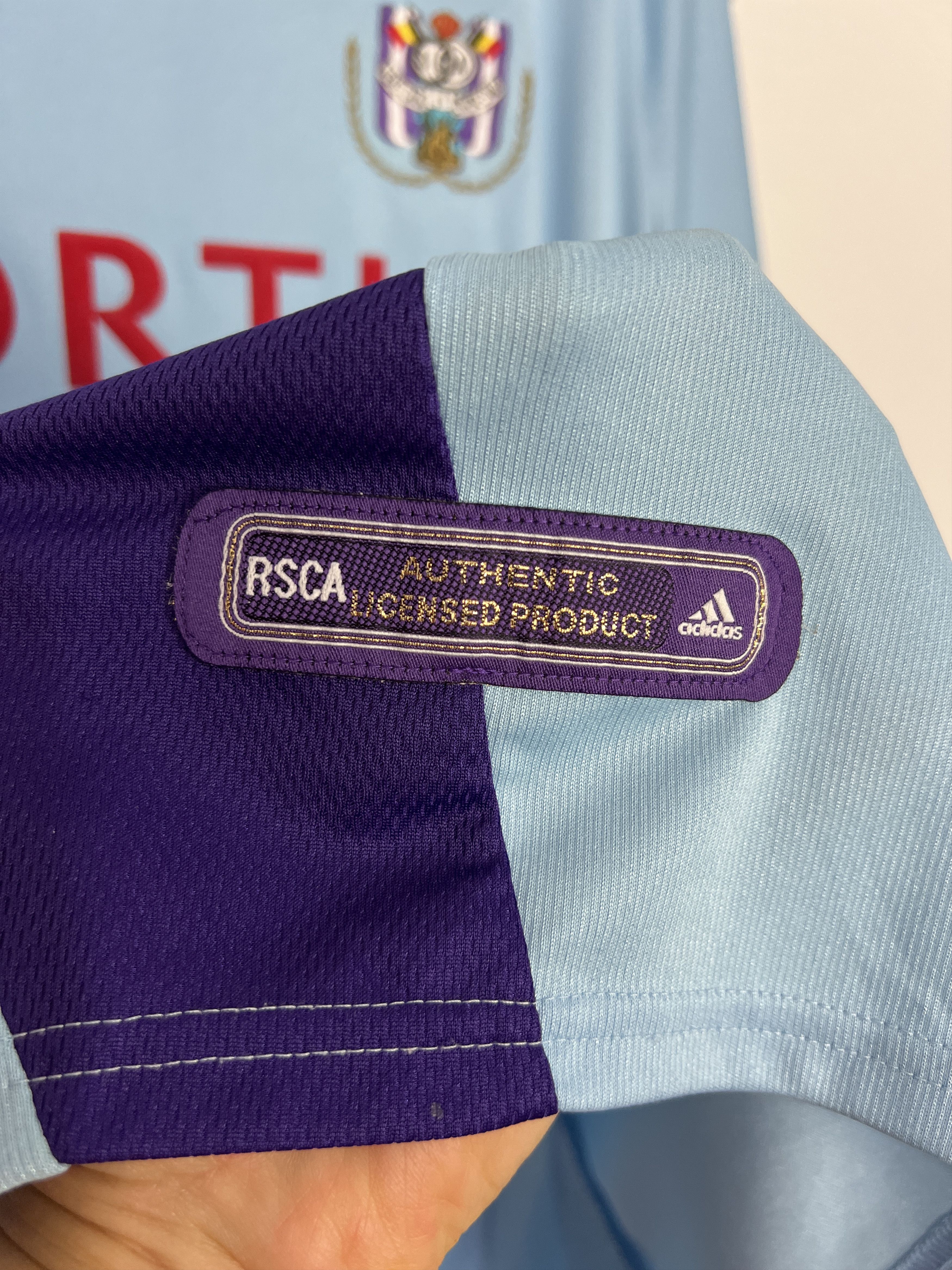 Adidas Anderlecht football Shirt 2000 Soccer Adidas Jersey Trikot Size US XXL / EU 58 / 5 - 4 Thumbnail