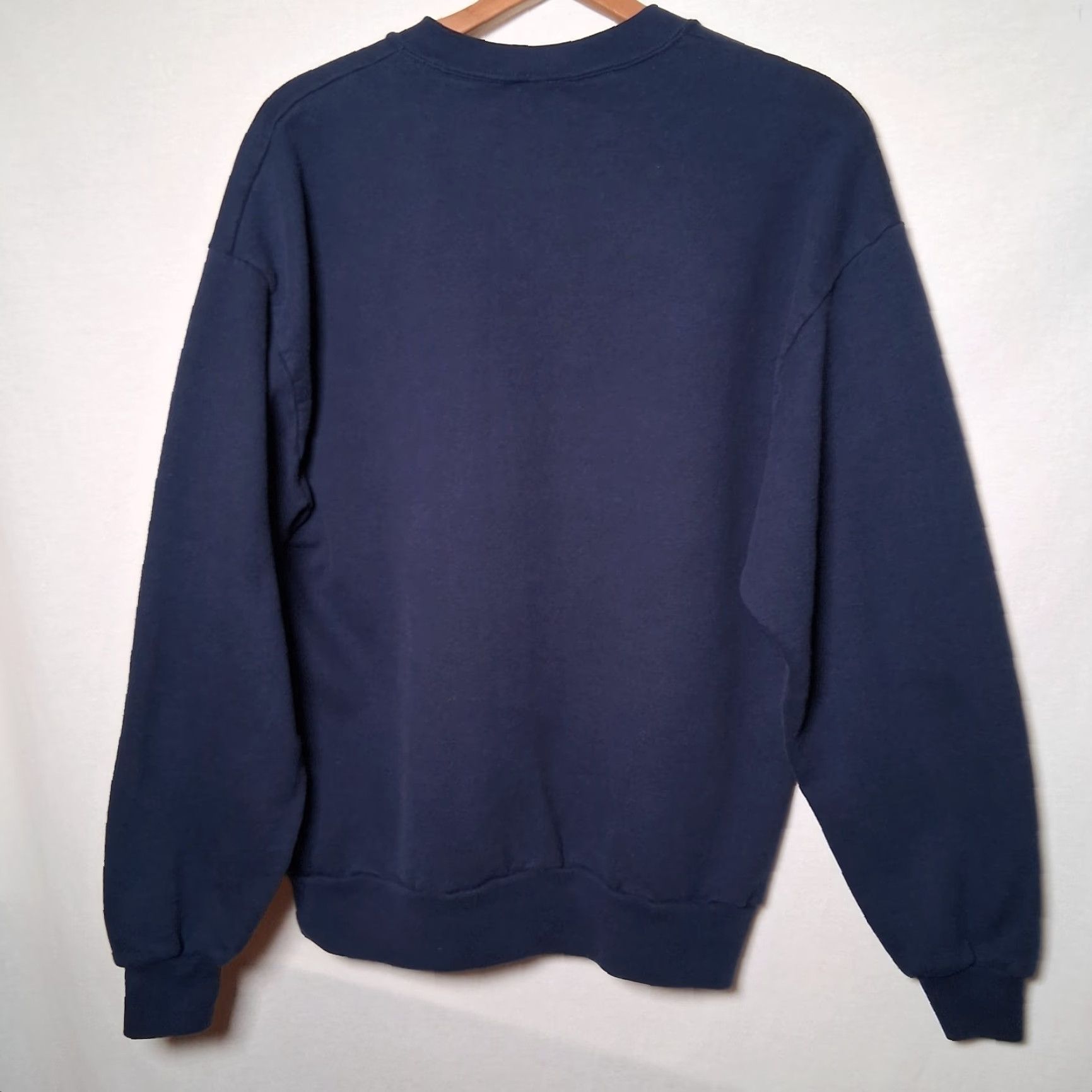 Jerzees VINTAGE Minnesota Sweatshirt Large L Blue Cotton Blend Knit Jerzees NuBlend Crewneck Pullover Graphic Winter Wonderland Nature Cabincore Mens Size US L / EU 52-54 / 3 - 4 Thumbnail