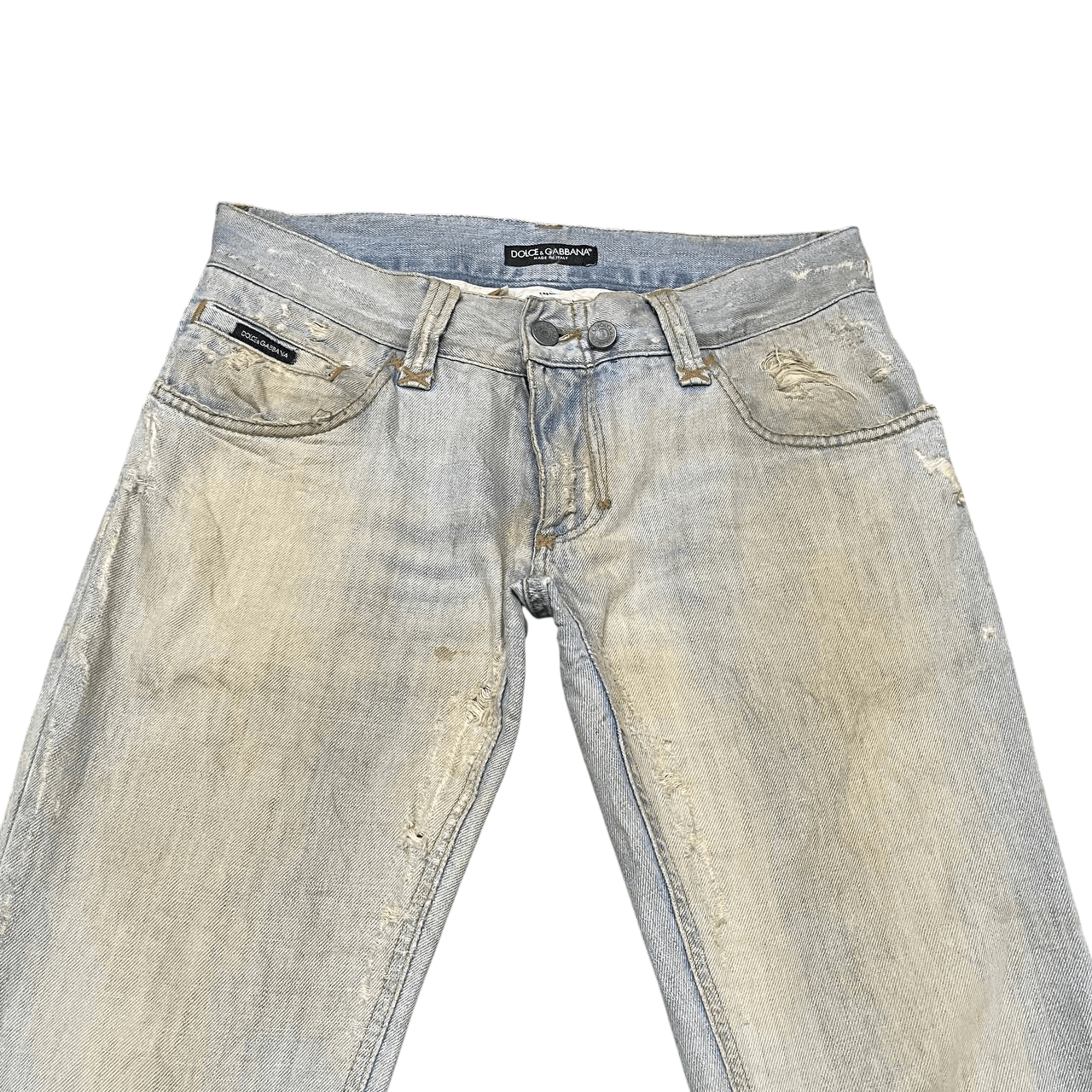 Dolce & Gabbana Vintage Dolce And Gabbana Denim Double Zipper 12 Slim Size US 31 - 2 Thumbnail