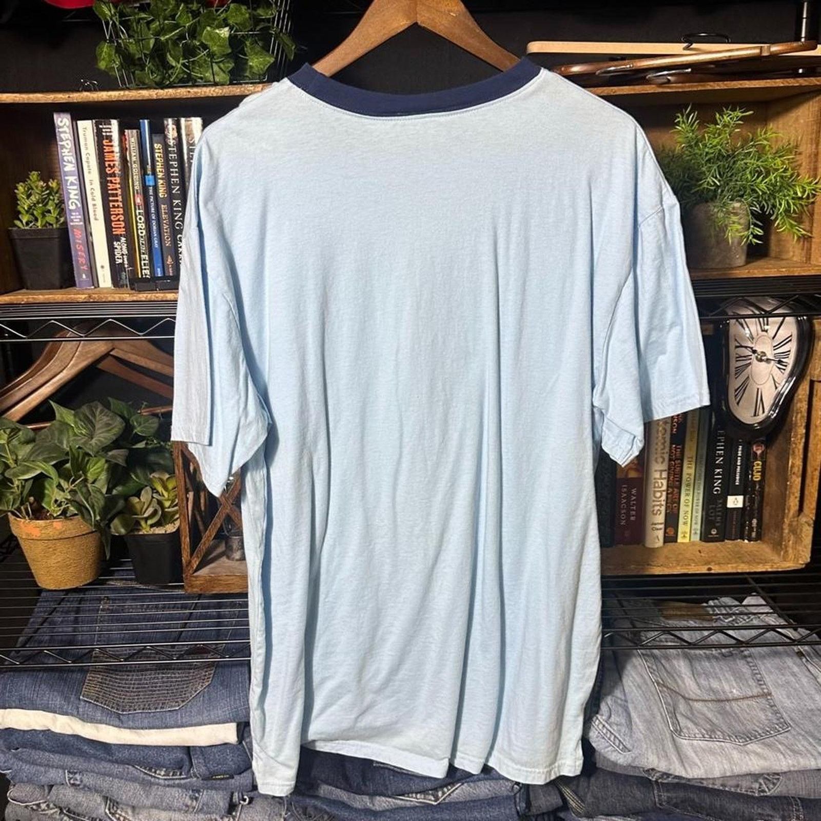 The Simpsons Vintage Y2K 2005 The Simpsons Funny Joke Tee XL Blue Shirt Size US XL / EU 56 / 4 - 2 Thumbnail