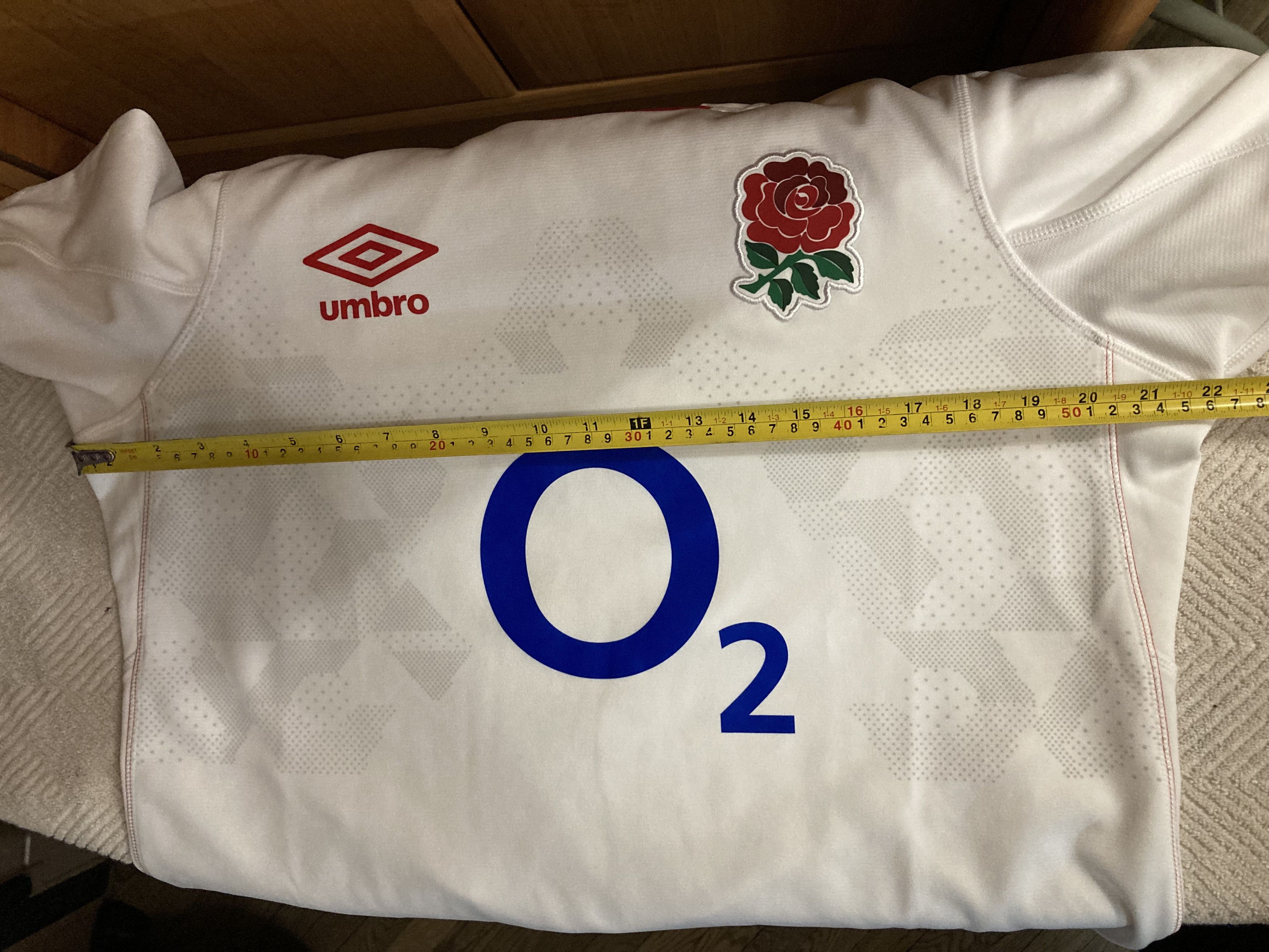 Umbro Umbro England RFU Team Rugby Home Jersey Size US L / EU 52-54 / 3 - 12 Thumbnail