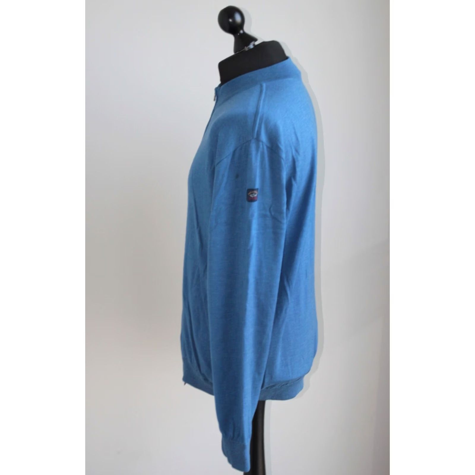 Paul Smith Paul & Shark Jumper Wool Blue XXL Mens Size US XXL / EU 58 / 5 - 6 Thumbnail