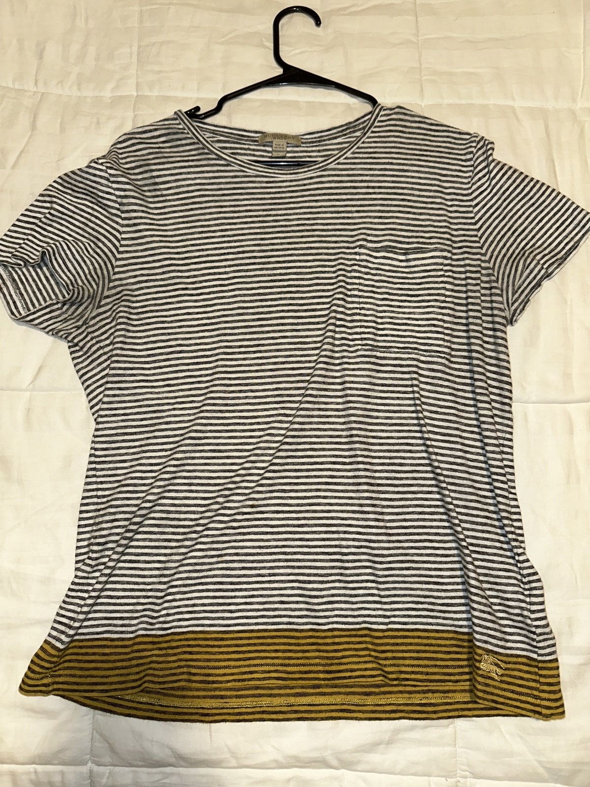 Burberry Striped Burberry T Shirt Size US M / EU 48-50 / 2 - 3 Thumbnail