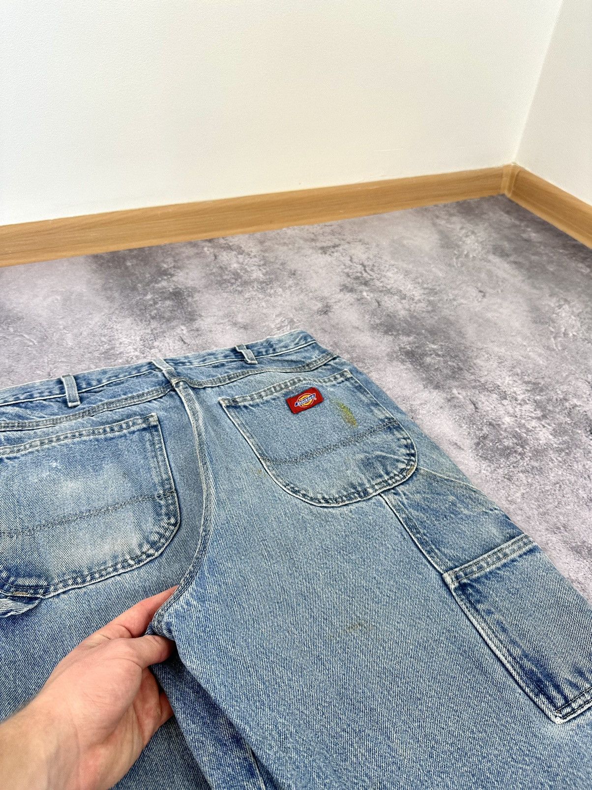 Dickies Vintage Dickies Light Blue Denim Carpenter USA Work Pants Size US 34 / EU 50 - 6 Thumbnail