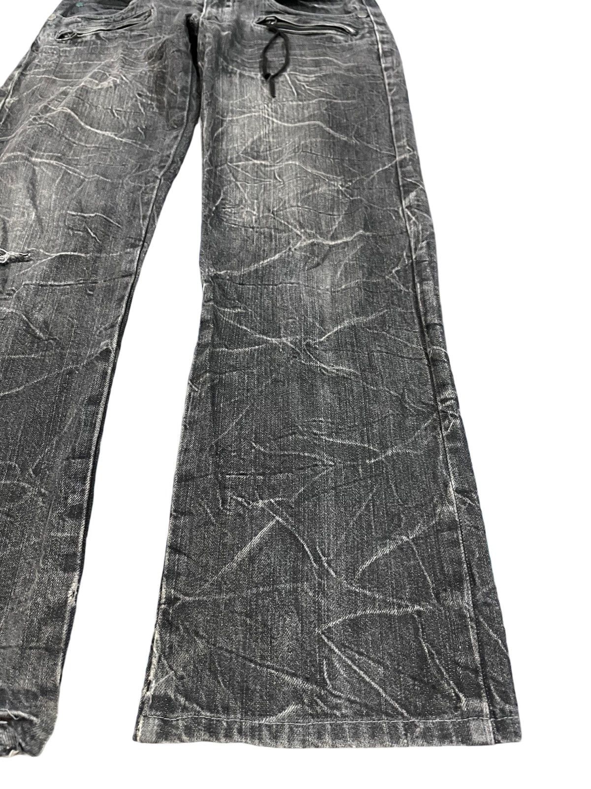 Le Grande Bleu (L.G.B.) Vintage Double Focus Punk Denim Size US 31 - 3 Thumbnail