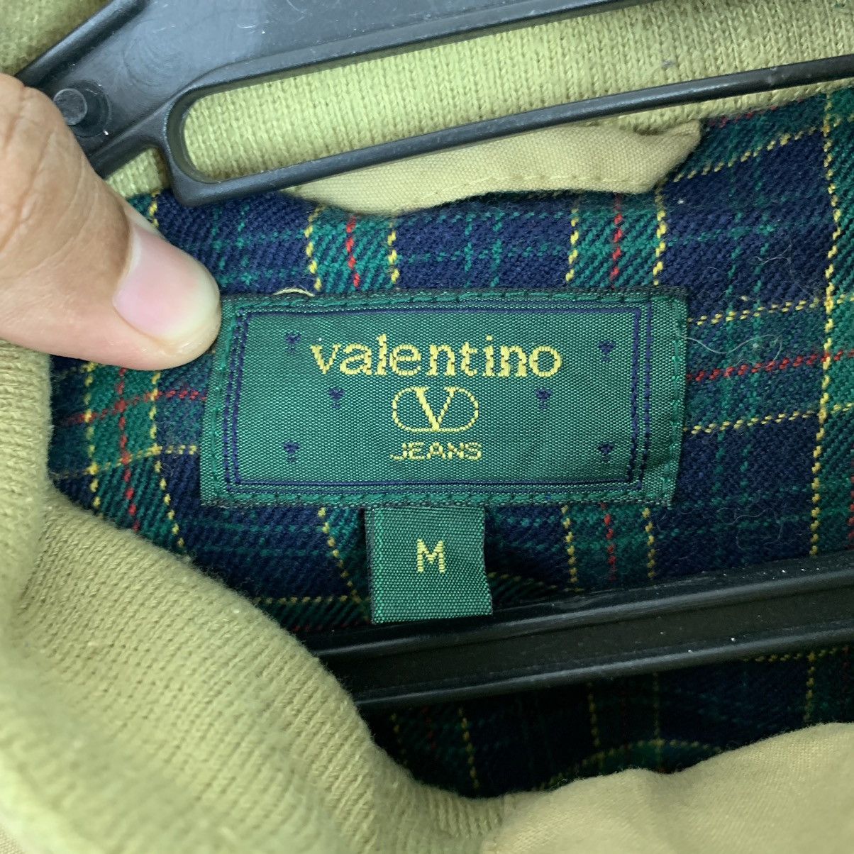 Valentino × Vintage Valentino Jeans Big Logo Embroidered Bomber Jacket Size US M / EU 48-50 / 2 - 10 Thumbnail