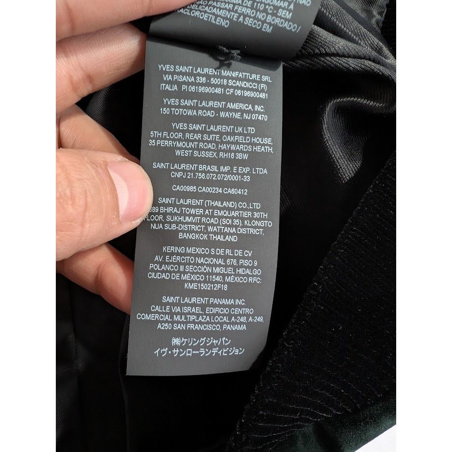 Saint Laurent Paris o1rshd1 Teddy College Cotton Jacket in Green Emerald Size US M / EU 48-50 / 2 - 18 Thumbnail