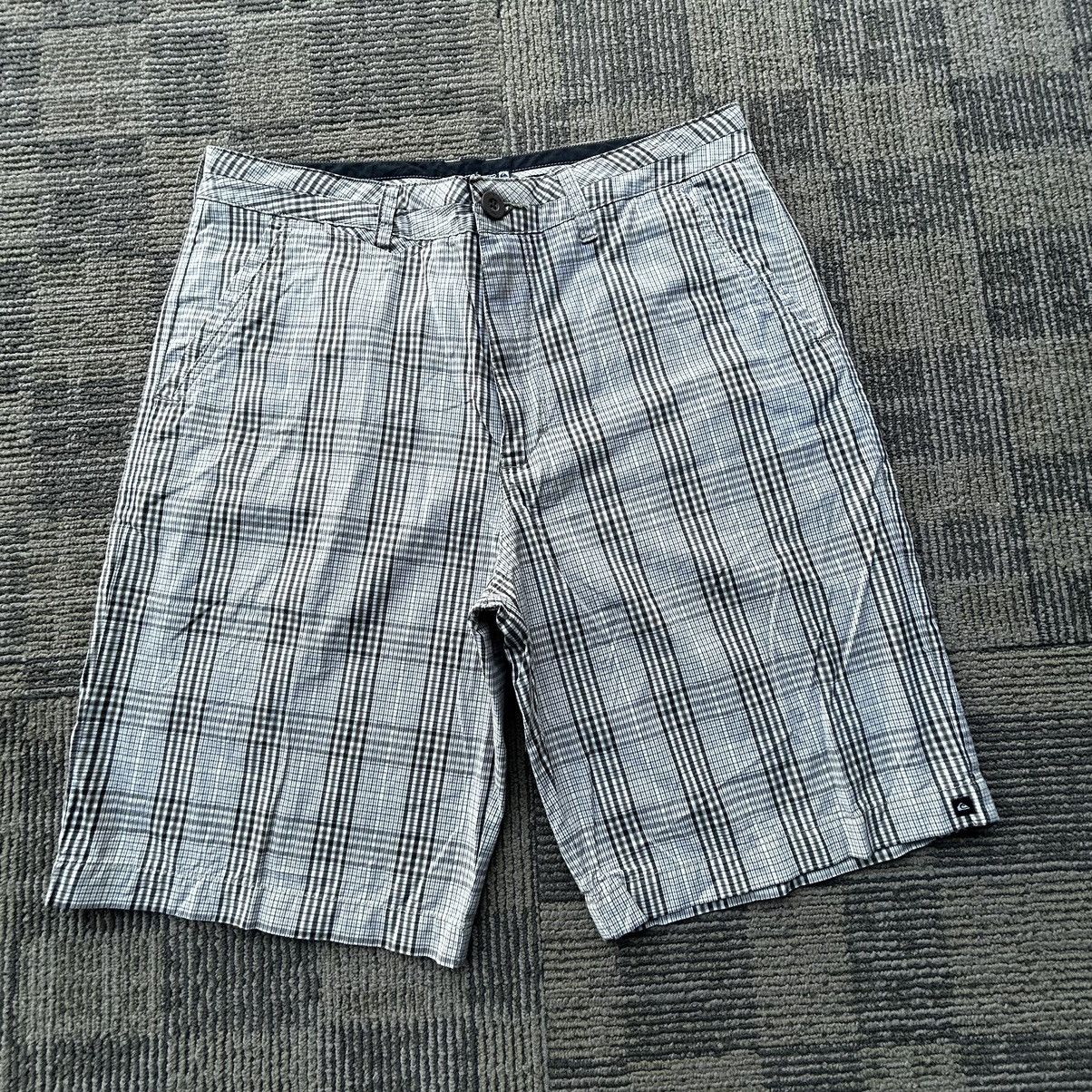 Quiksilver Vtg Y2K Quiksilver Tan Plaid Surf Skate Shorts Men’s Size 34 Size US 34 / EU 50 - 1 Thumbnail