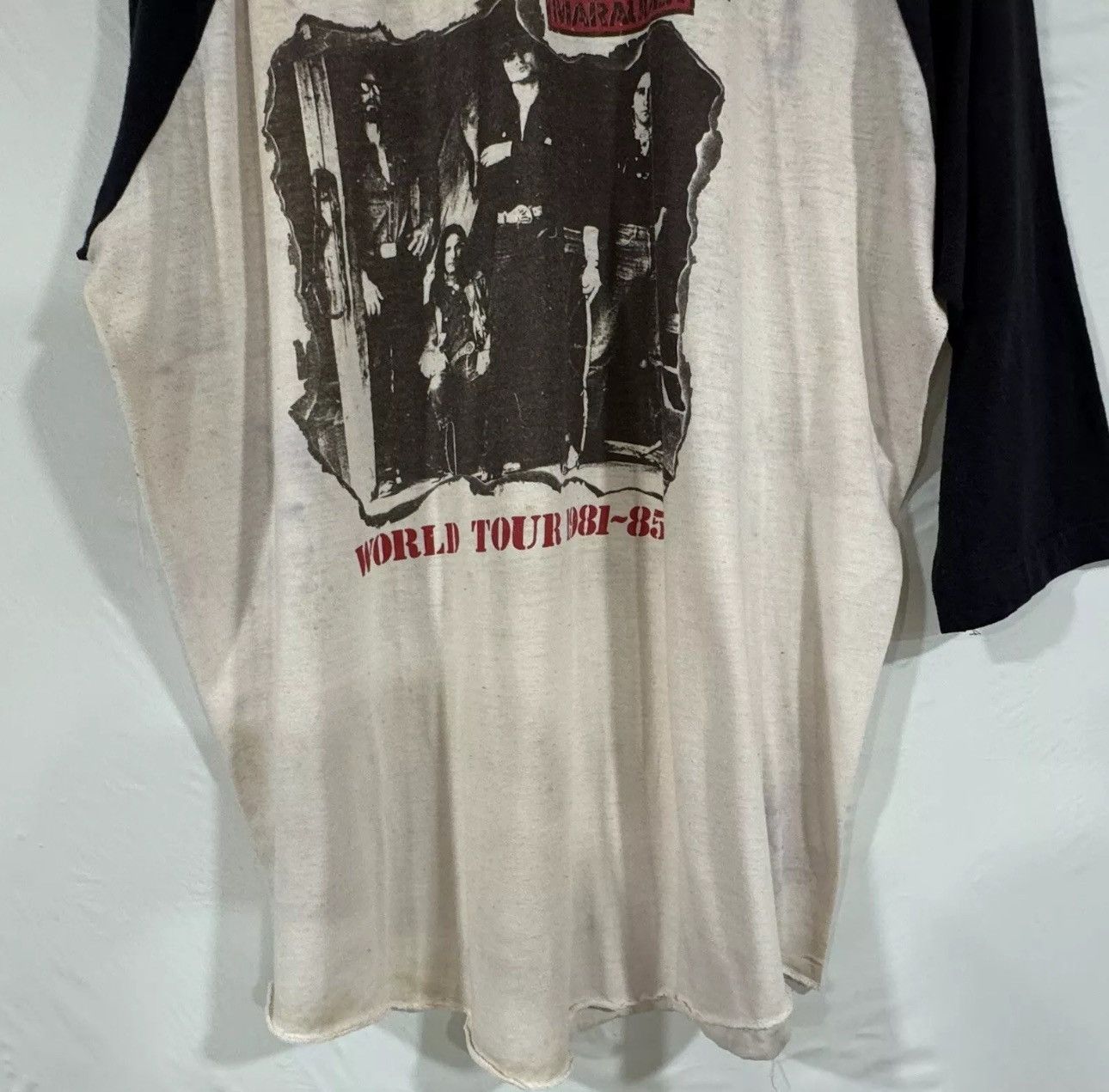 Vintage Blackfoot Marauder World Tour 1981-85 Rock Band Raglan Shirt Size US M / EU 48-50 / 2 - 6 Thumbnail
