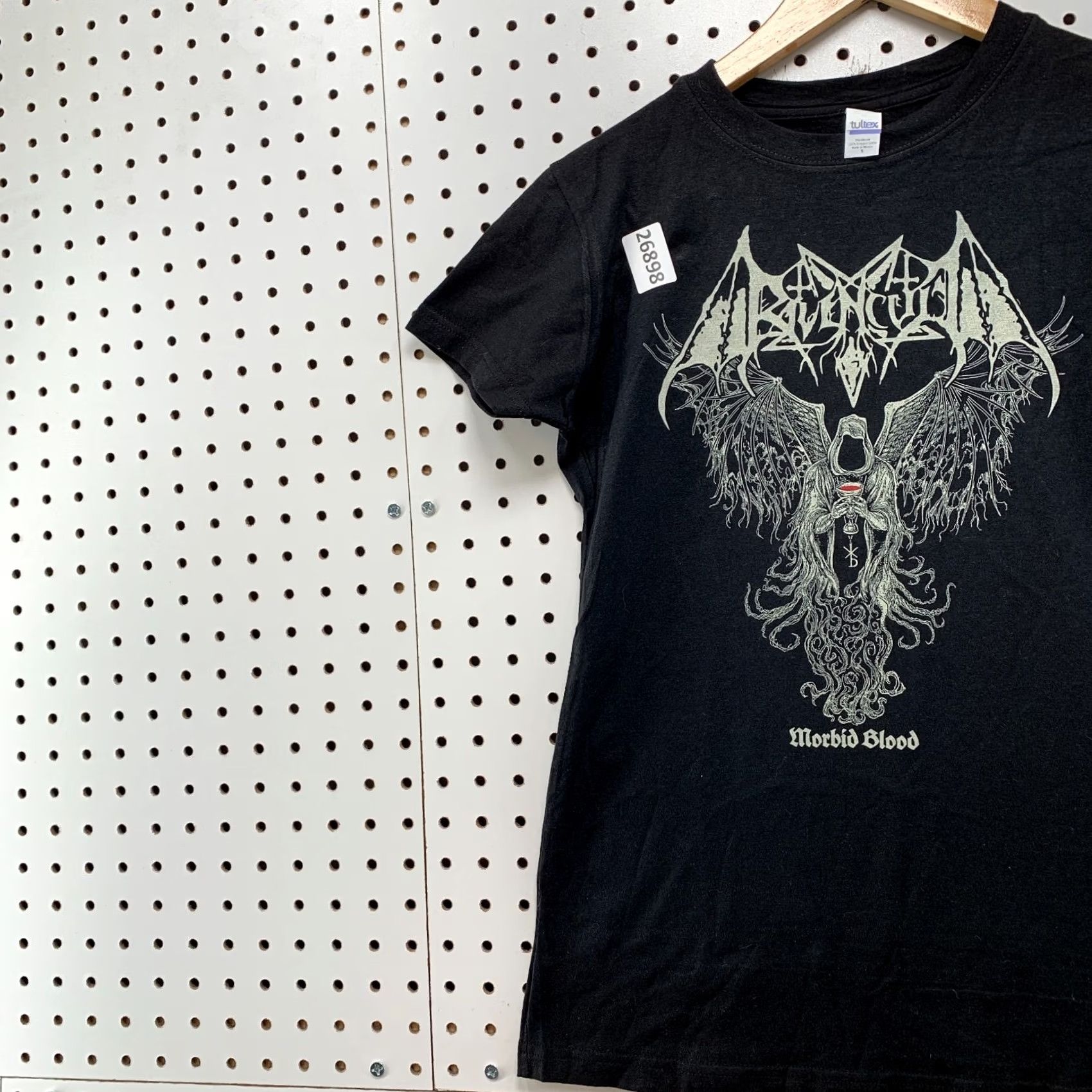 Tultex Morbid Blood Demonic Shirt Black Double Sided Demon Adult Small Size US S / EU 44-46 / 1 - 4 Thumbnail