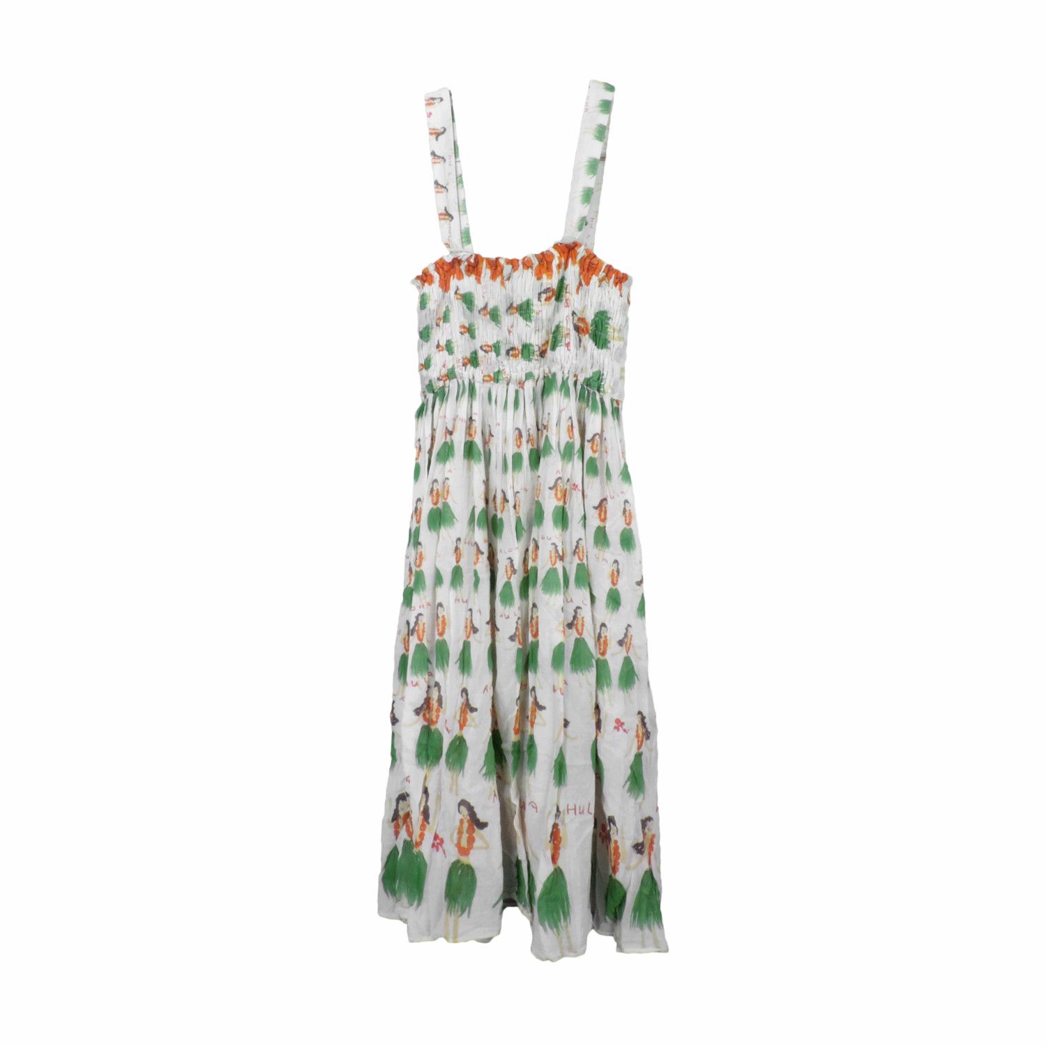 Tsumori Chisato TSUMORI CISATO SLEEP HAWAIIAN MIDI DRESS Size M / US 6-8 / IT 42-44 - 2 Thumbnail