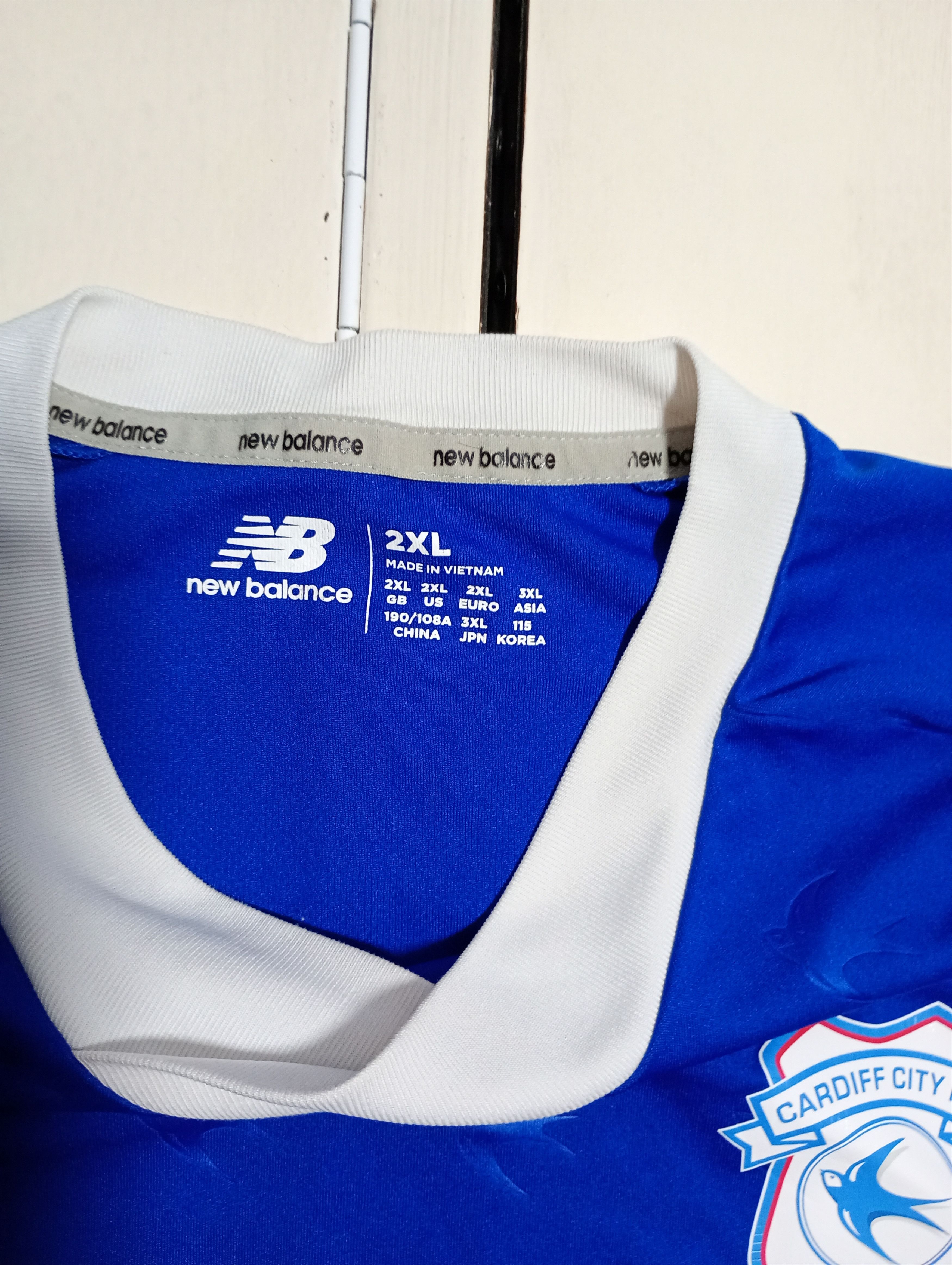 New Balance Cardiff City New Balance Home Jersey 2022-2023 Size US XXL / EU 58 / 5 - 10 Thumbnail