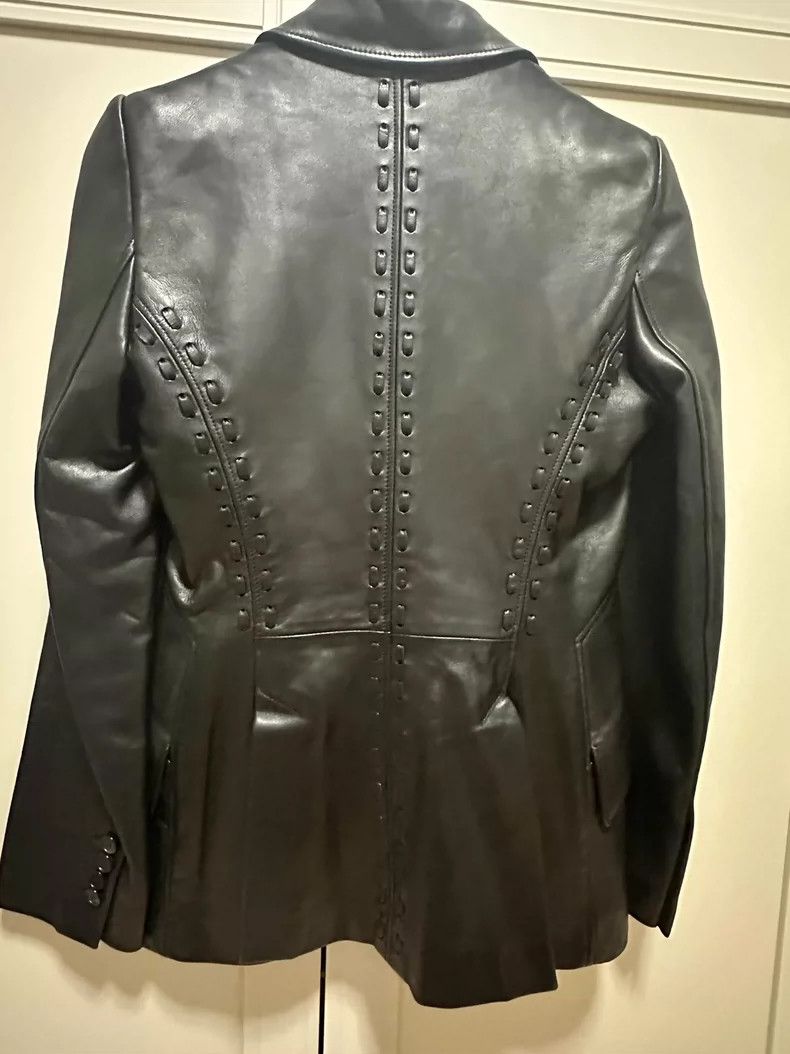 Alexander McQueen Alexander McQUEEN Leather jacket, brand new size 40 sheepsk Size XS / US 0-2 / IT 36-38 - 4 Thumbnail