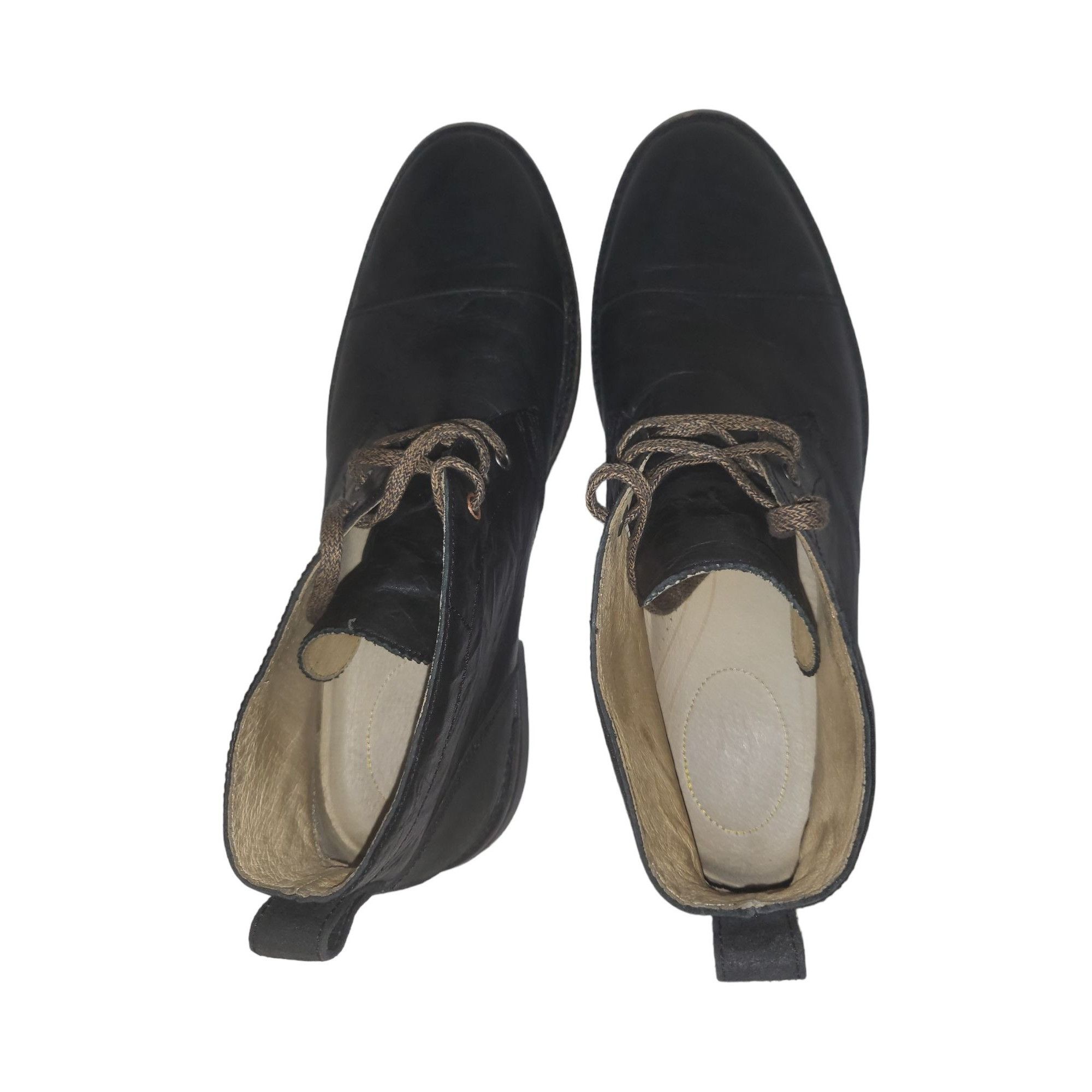 Ugg UGG Leighton Chukka Boots Men Sz 12 Black Leather Lace Up Mi Size US 12 / EU 45 - 6 Thumbnail