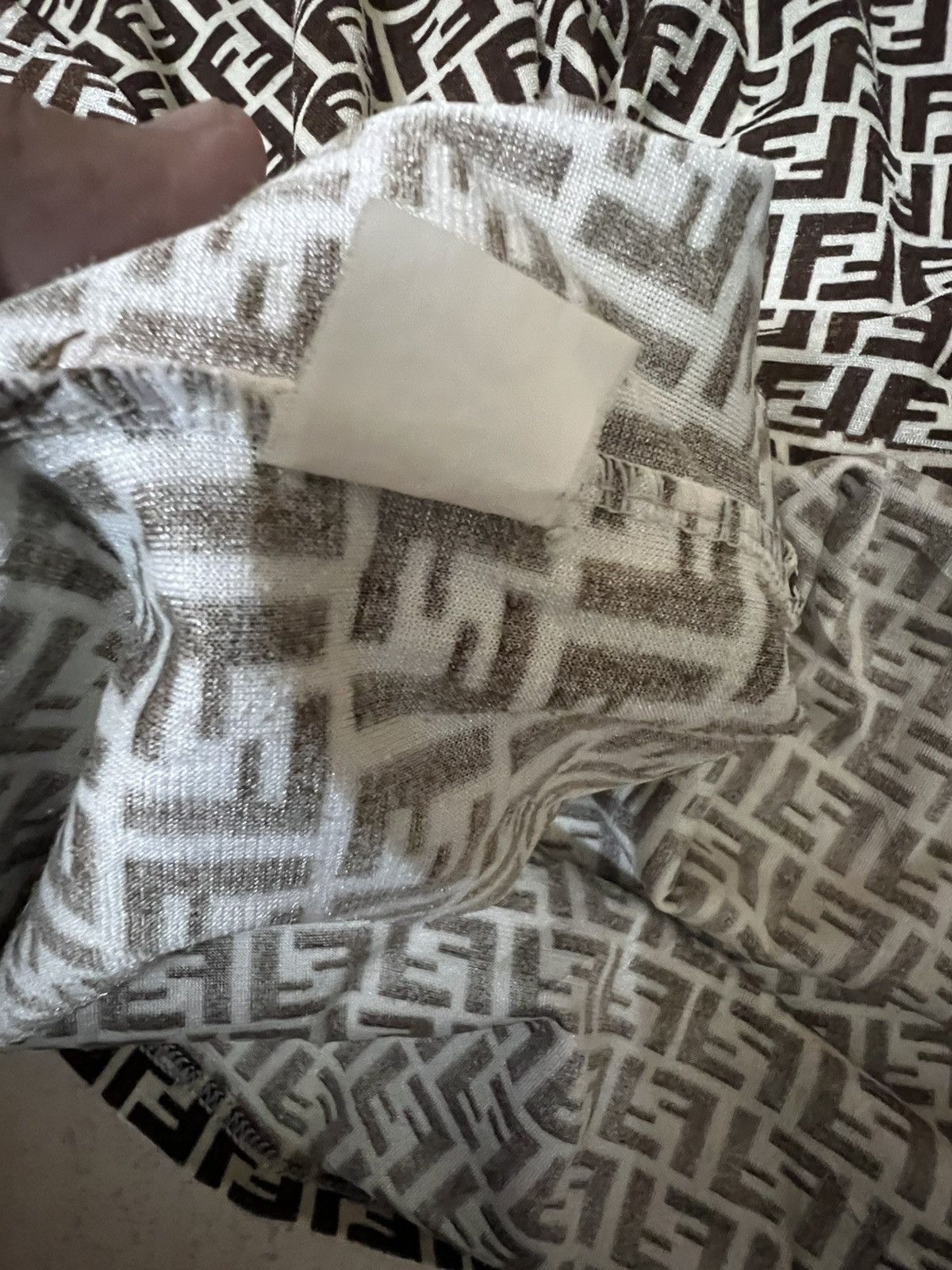 Fendi Vintage fendi monogram with half zipper long sleeve shirt Size M / US 6-8 / IT 42-44 - 14 Thumbnail