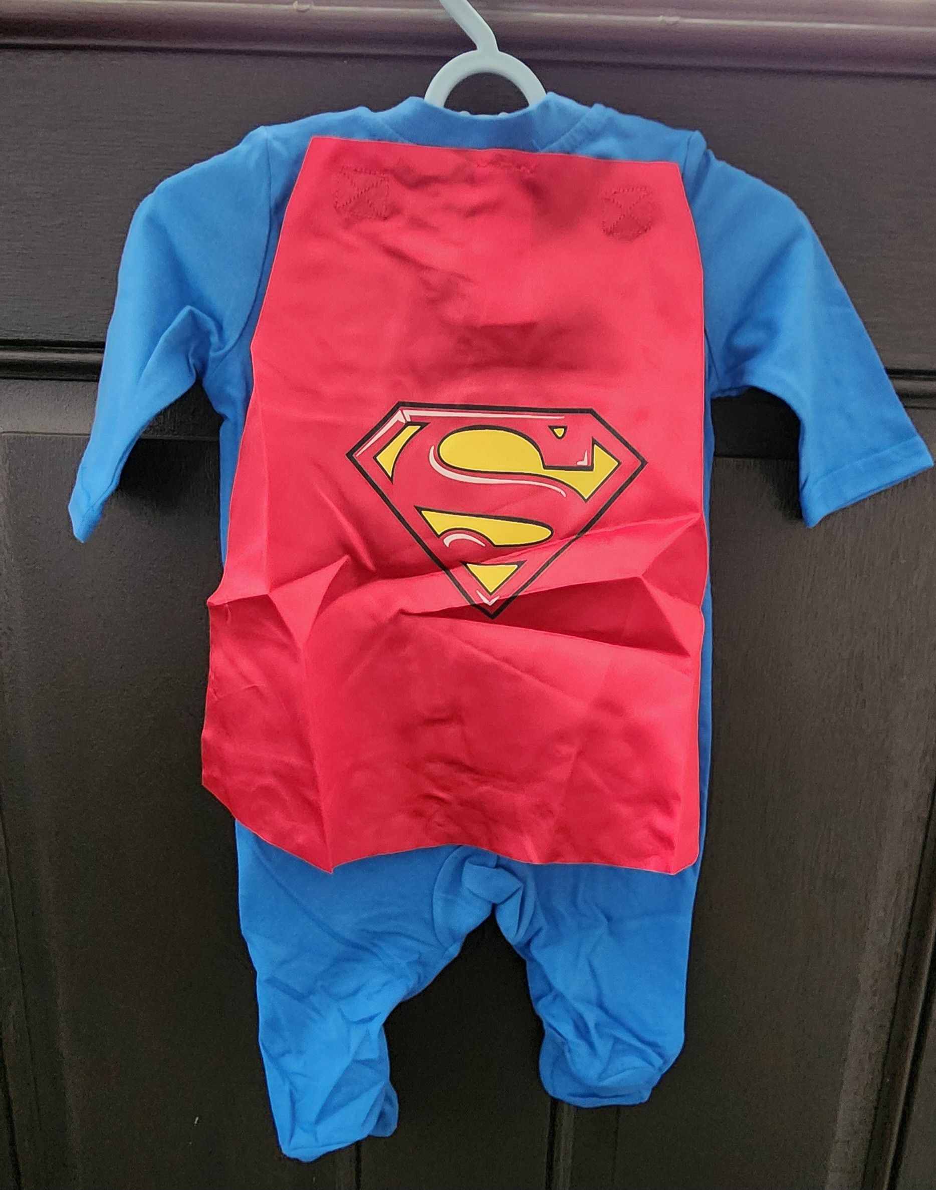 DC Comics NIP DC Comics Justice Superman Baby Boy Costume 0-3 Month Size US XXS / EU 40 - 3 Thumbnail