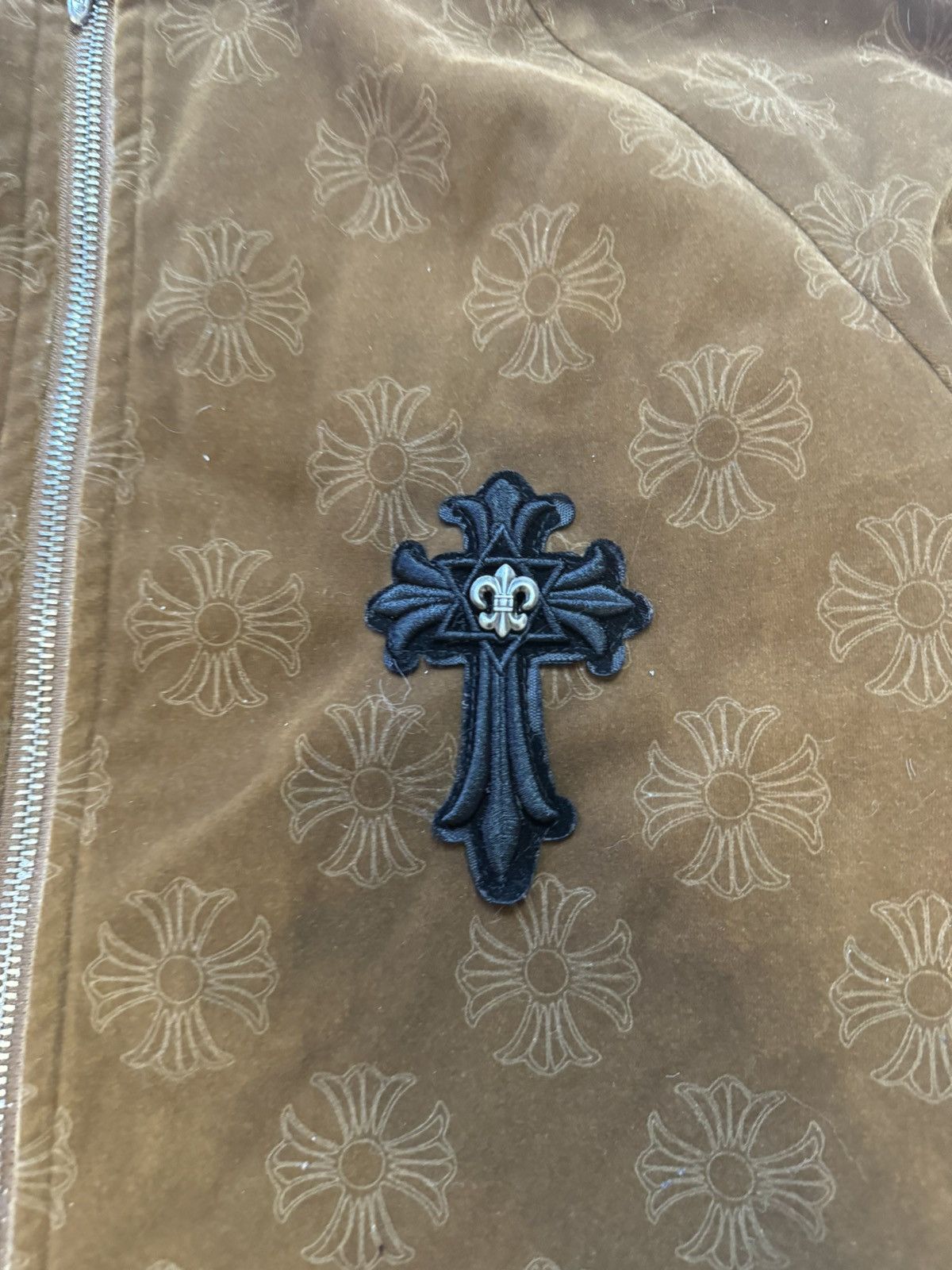 Japanese Brand Custom Velor Chrome Heart Style Cross Multilogo Adapted Size US M / EU 48-50 / 2 - 4 Thumbnail