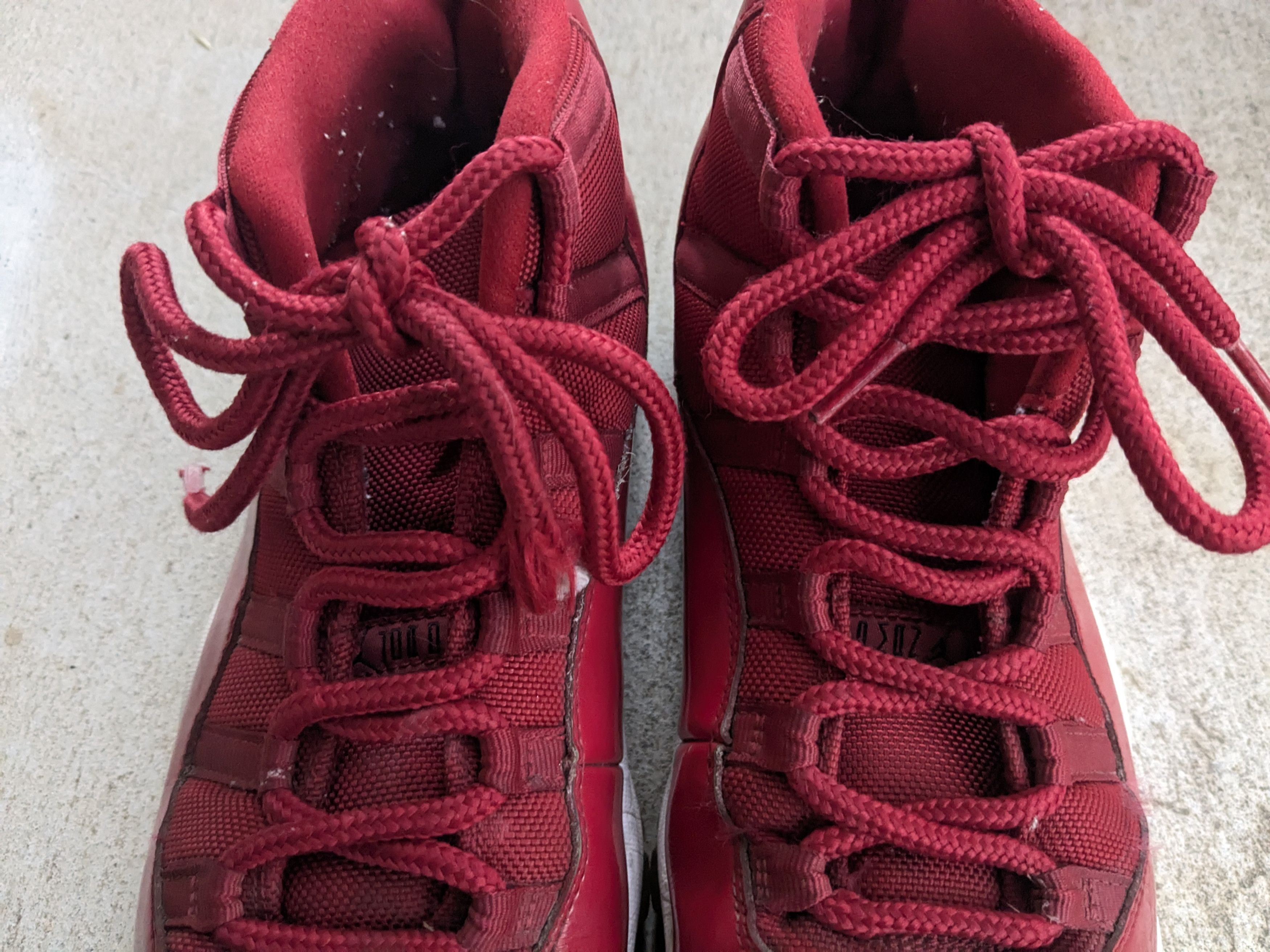 Jordan Brand Nike Air Jordan 11 Retro Win Like 96 378037-623 Red High Size US 11.5 / EU 44-45 - 3 Thumbnail