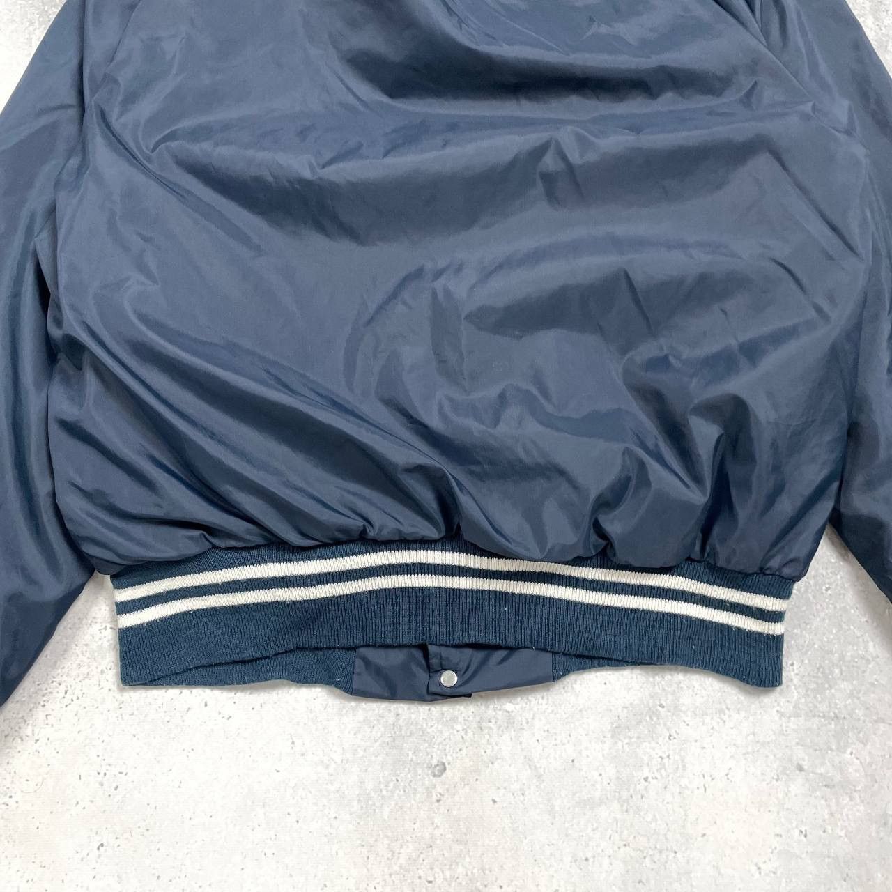 Champion Vintage 60s 70s Champion Running Man Bomber Jacket USA Blue Size US S / EU 44-46 / 1 - 22 Thumbnail