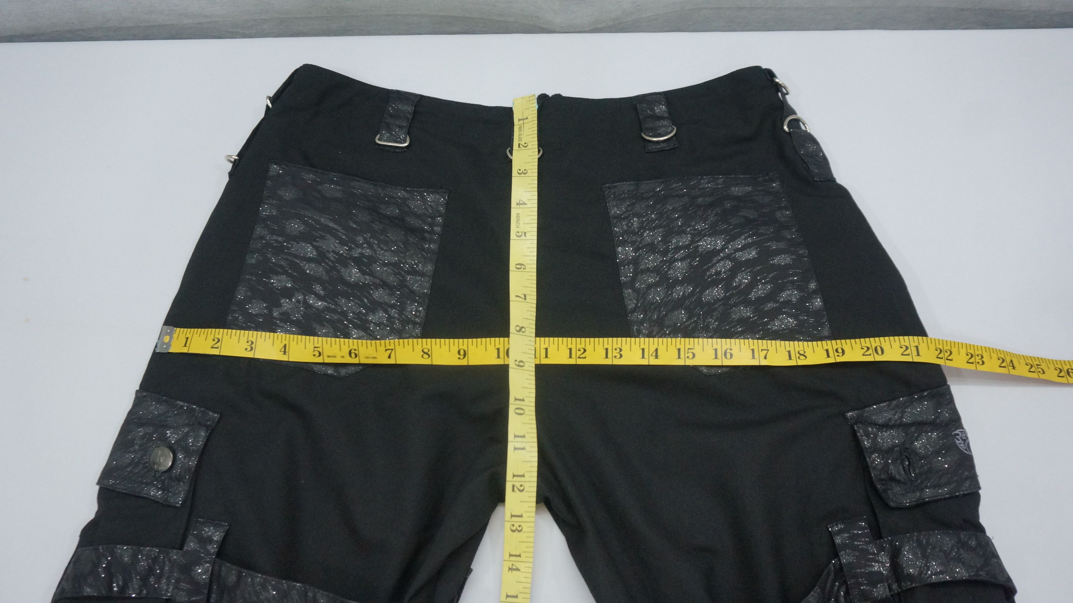 Japanese Brand HolyFlare 🔥 SIXH JAPAN Bondage Wide Flare Cargo Pants Size US 31 - 13 Thumbnail