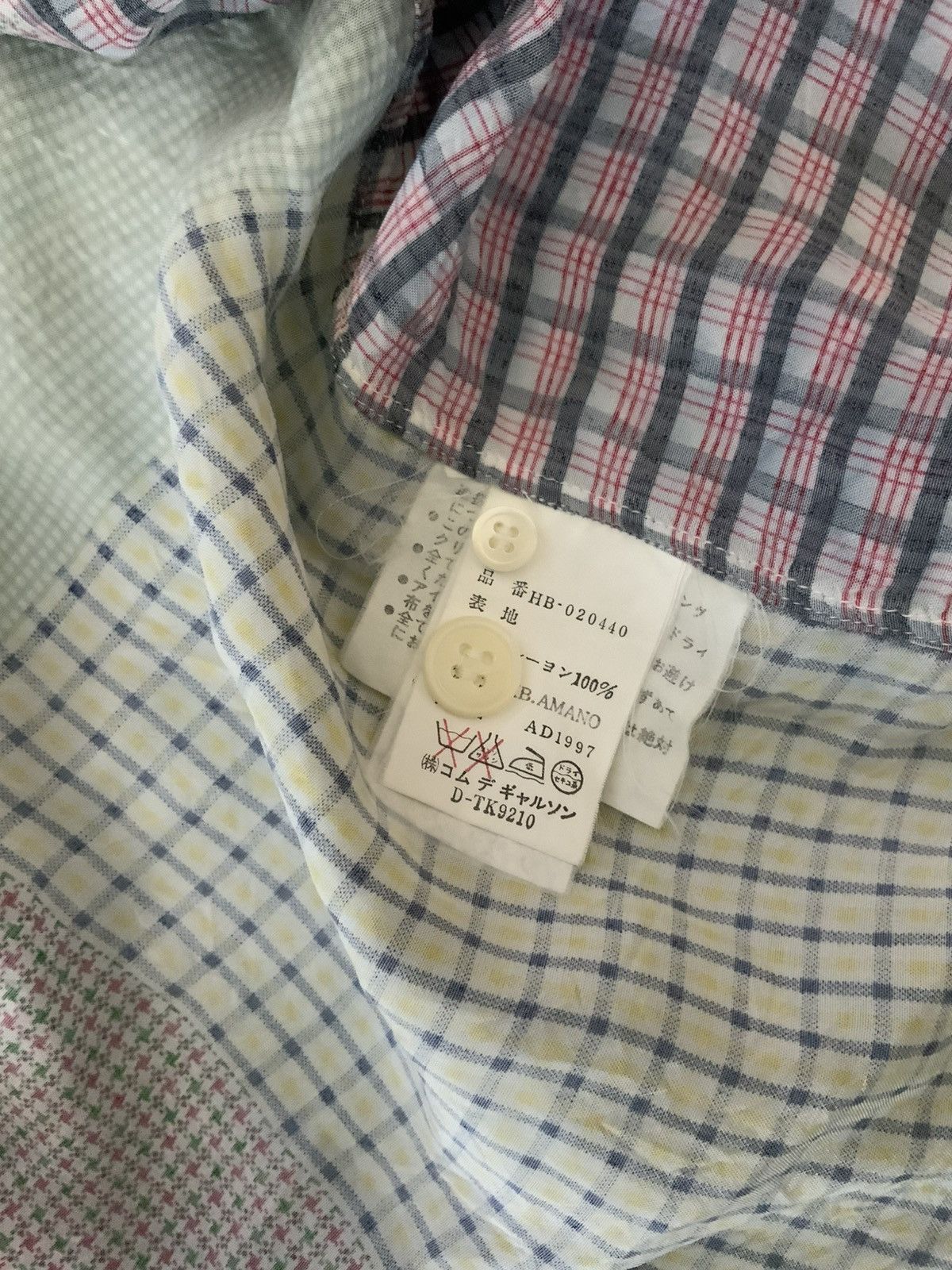 Comme des Garcons Homme COMME DES GARÇONS HOMME PATCHWORK RAYON CAMP COLLAR SHIRT Size US M / EU 48-50 / 2 - 4 Thumbnail