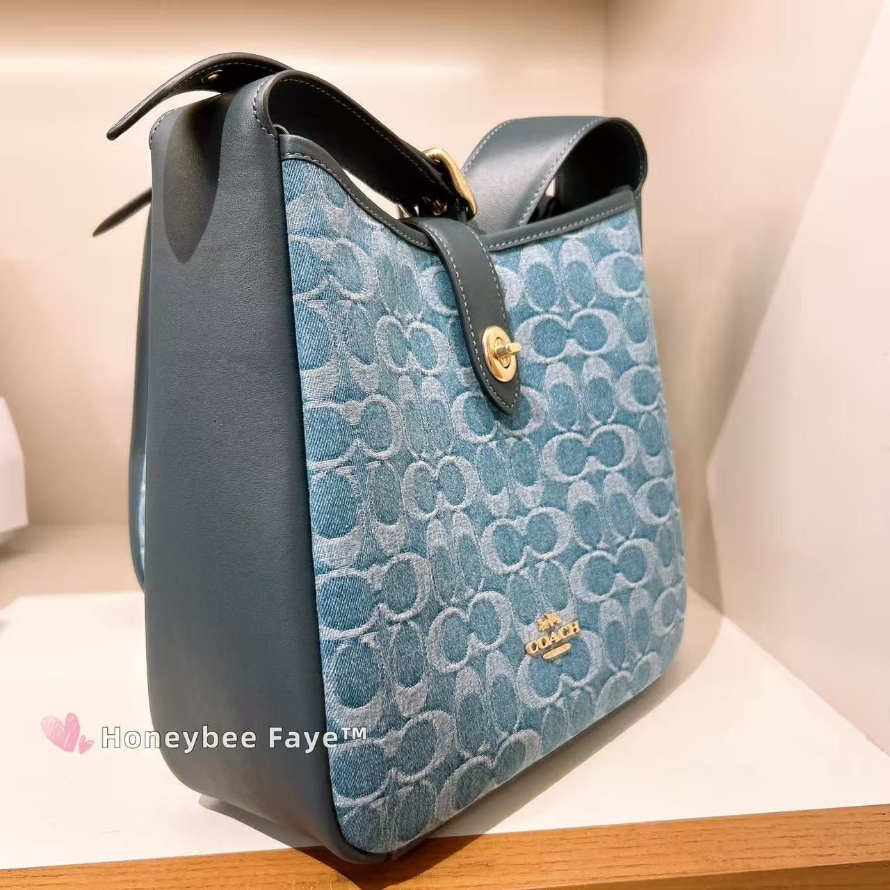Coach Hadley Convertible Crossbody Bag In Signature Denim CDB98 Size ONE SIZE - 2 Thumbnail