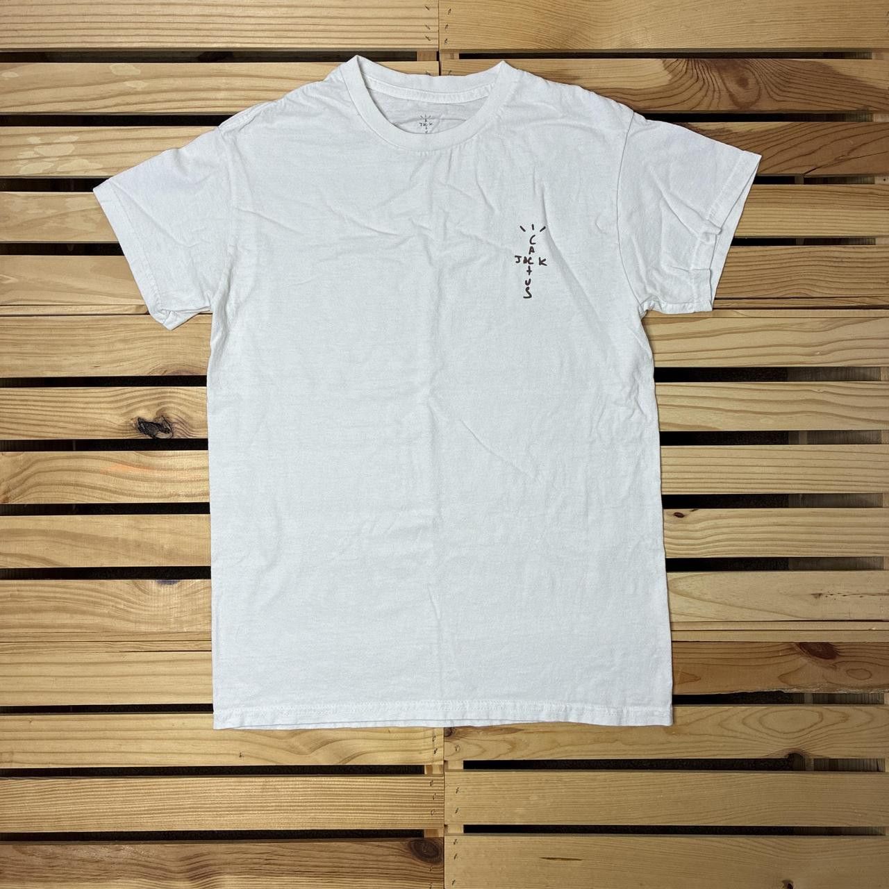 Other Cactus Jack White Travis Scott Rap Tee Size Small Size US S / EU 44-46 / 1 - 1 Thumbnail