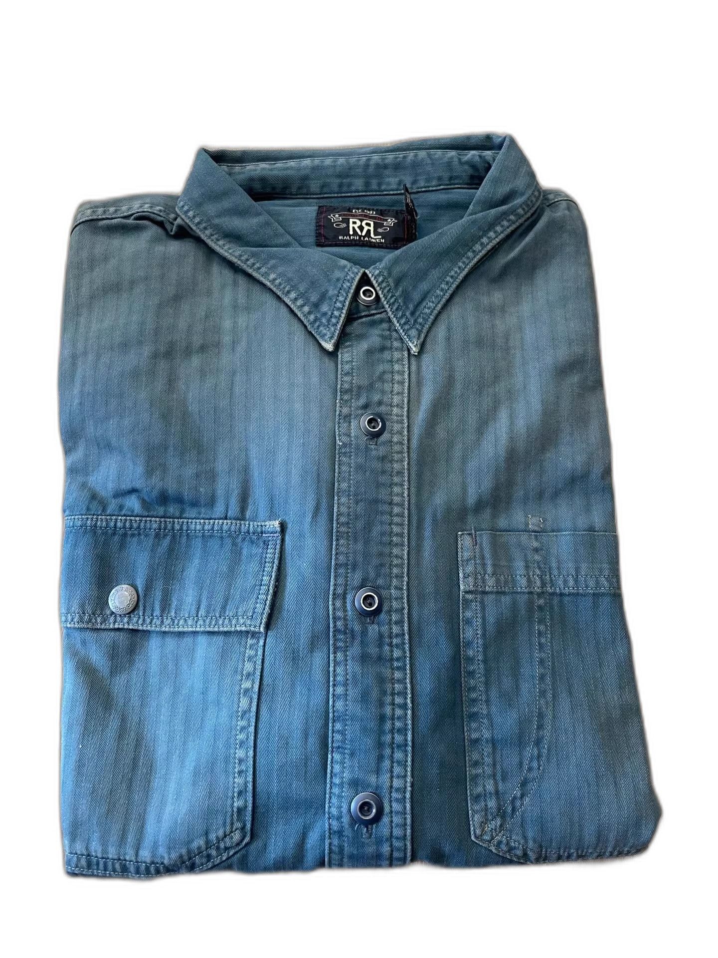 RRL Ralph Lauren RRL 24AW Workwear Shirt Size US XL / EU 56 / 4 - 1 Thumbnail