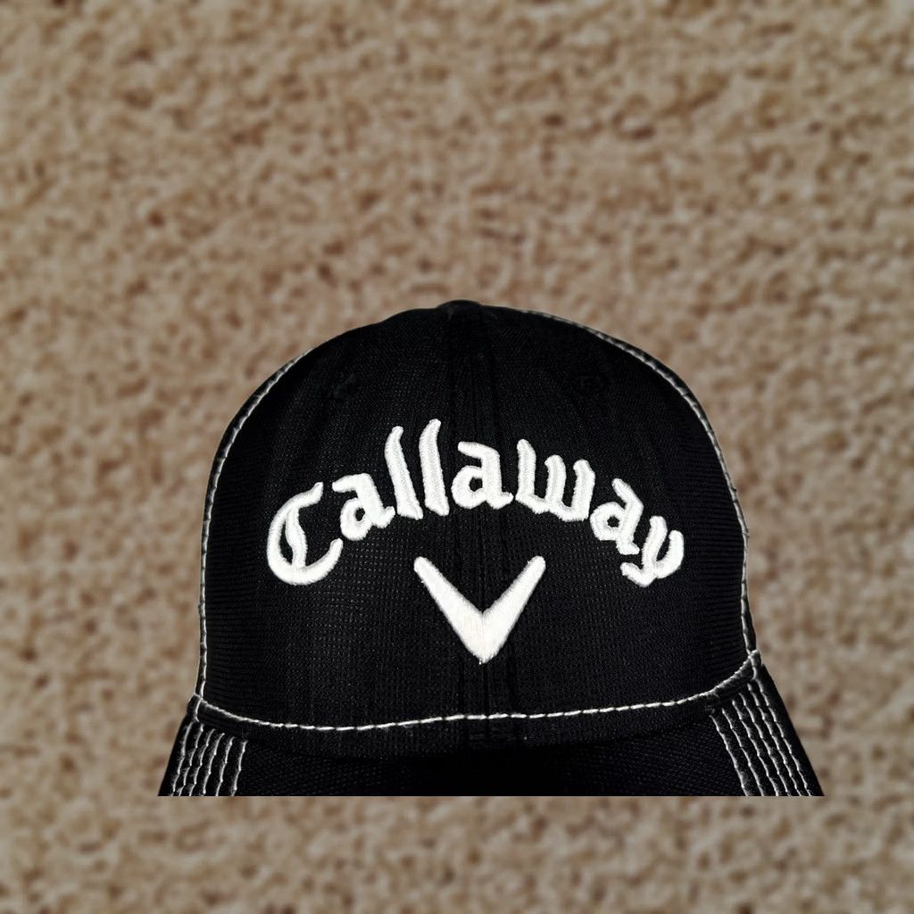 Callaway Callaway Hat Cap Strap Back Adult Black Tour Bertha 14 Speed Regime Polyester Golf Hat Logo Adjustable Lightweight Men Black one size Cap Size ONE SIZE - 1 Thumbnail