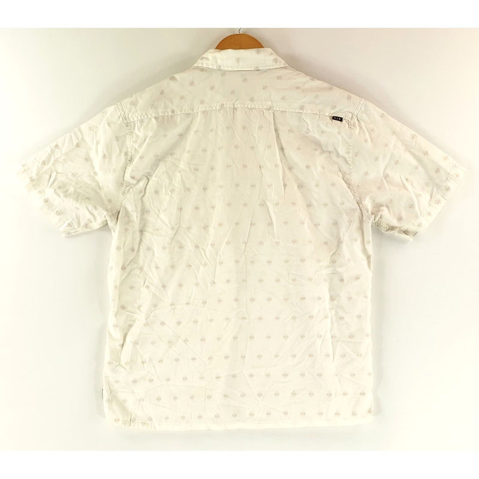 Howler Brothers Howler Bros Shirt Button Up White Short Sleeve Diamond Weave Mens L Size US L / EU 52-54 / 3 - 6 Thumbnail