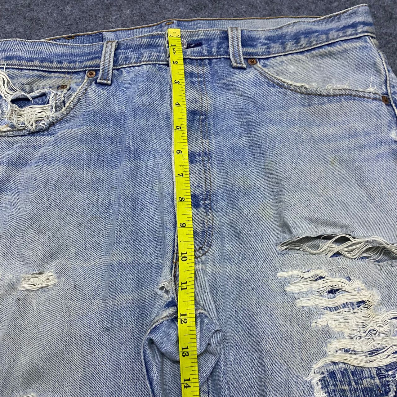 Levi's Vintage Levis 501xx Distressed Denim Kurt Cobain Style Size US 36 / EU 52 - 6 Thumbnail