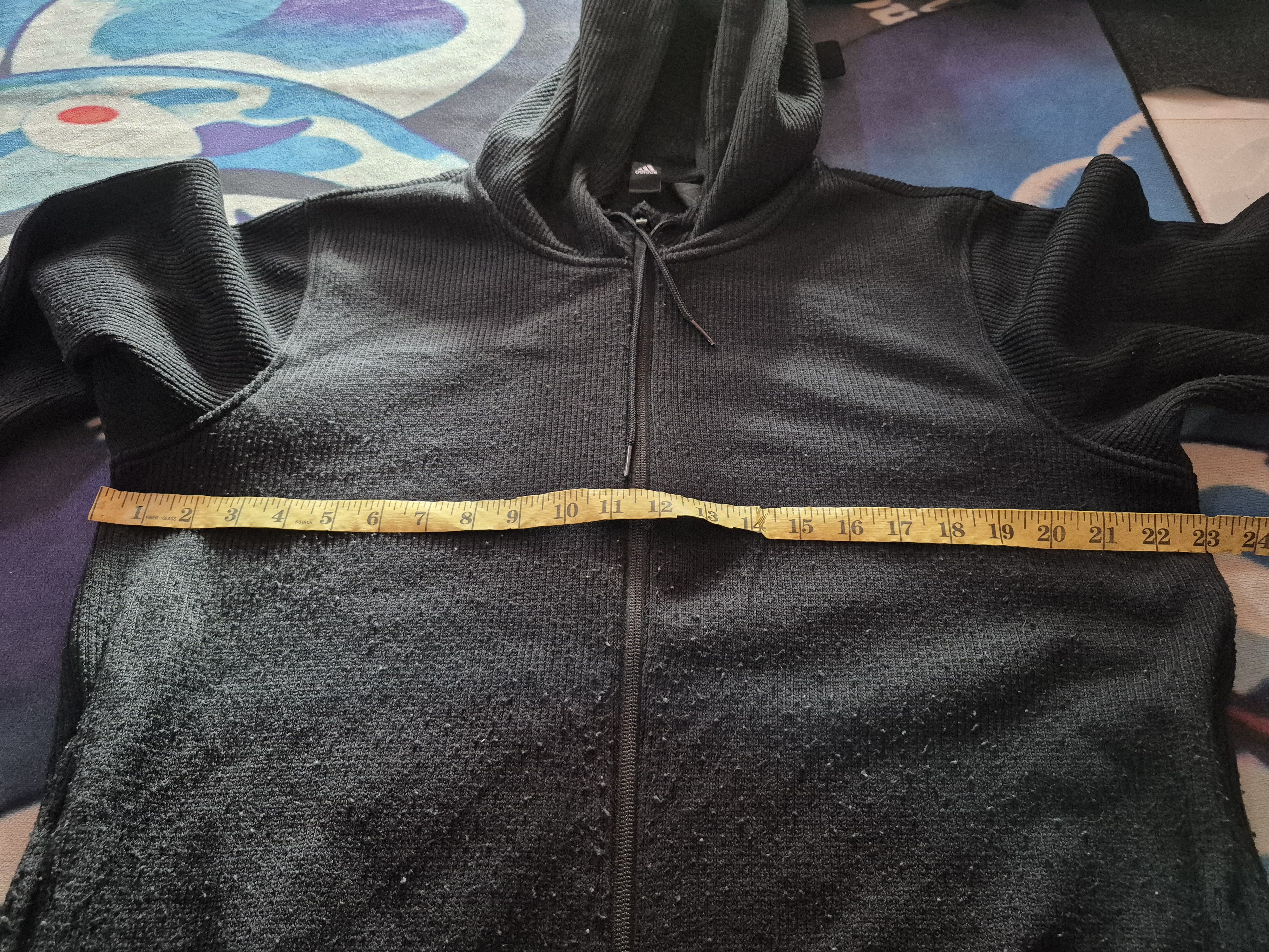 Adidas 🔥 Adidas Waffle End Plastic Waste Hoodie Sweater Size US L / EU 52-54 / 3 - 14 Thumbnail