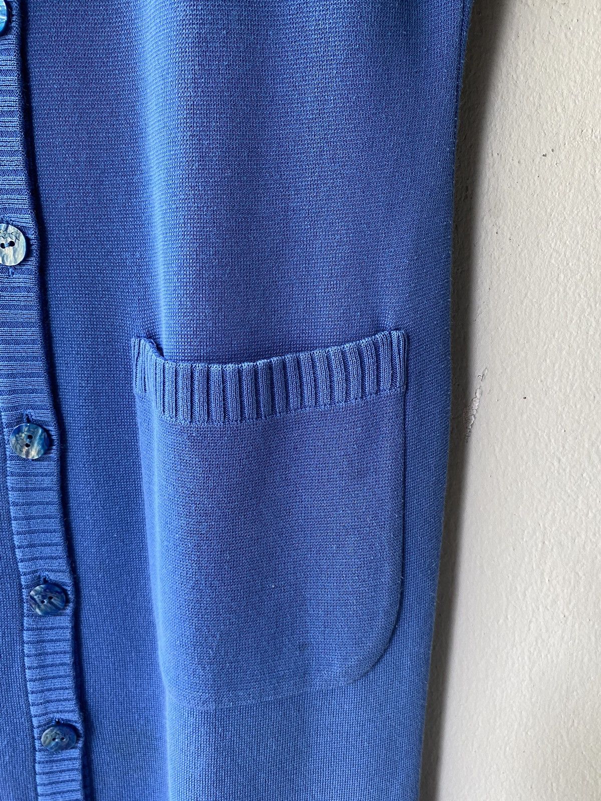 Yves Saint Laurent Yves Saint Laurent vintage knitted blue dress Size ONE SIZE - 14 Thumbnail