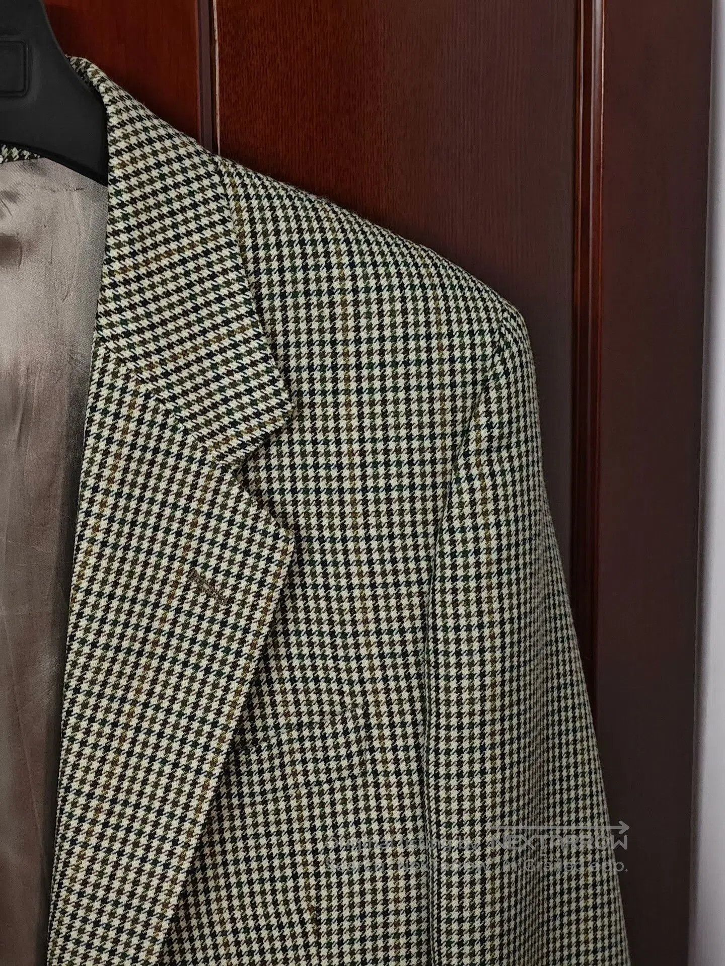 Japanese Brand Italian Vintage Wool Checked Blazer. Size US M / EU 48-50 / 2 - 2 Thumbnail